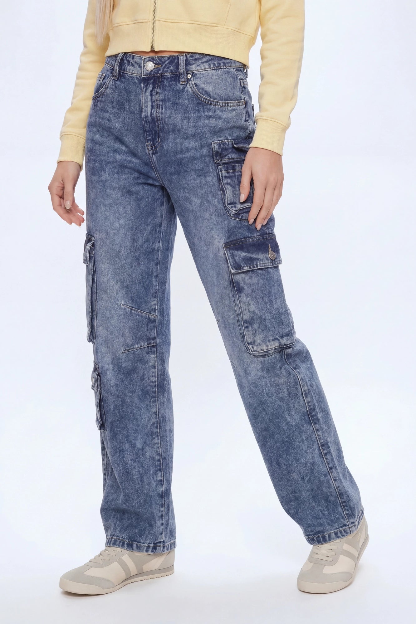 Multi Pocket Cargo Jean