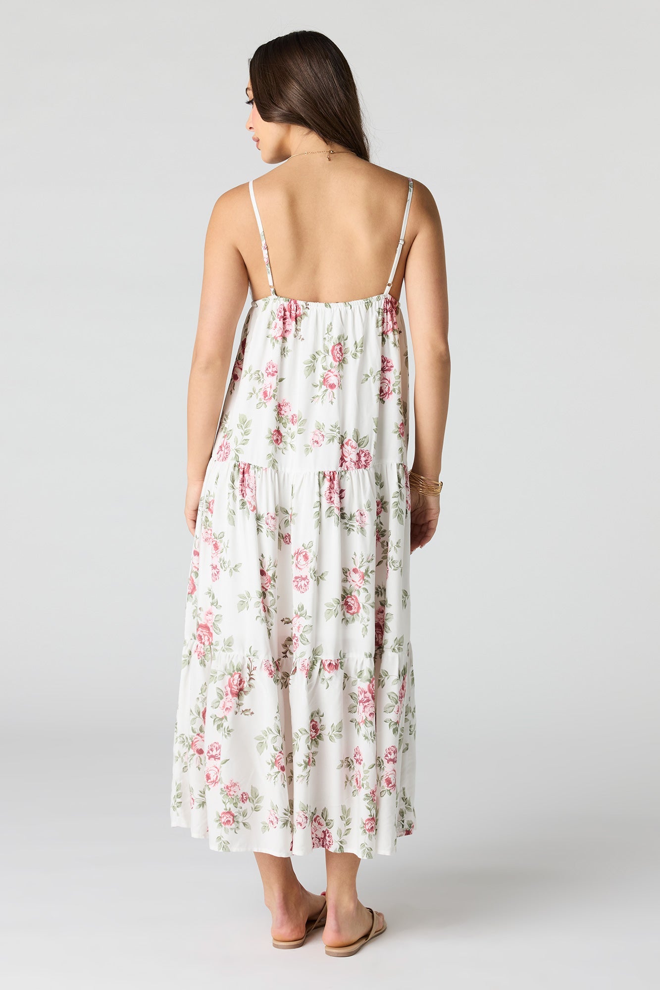 Floral Babydoll Maxi Dress