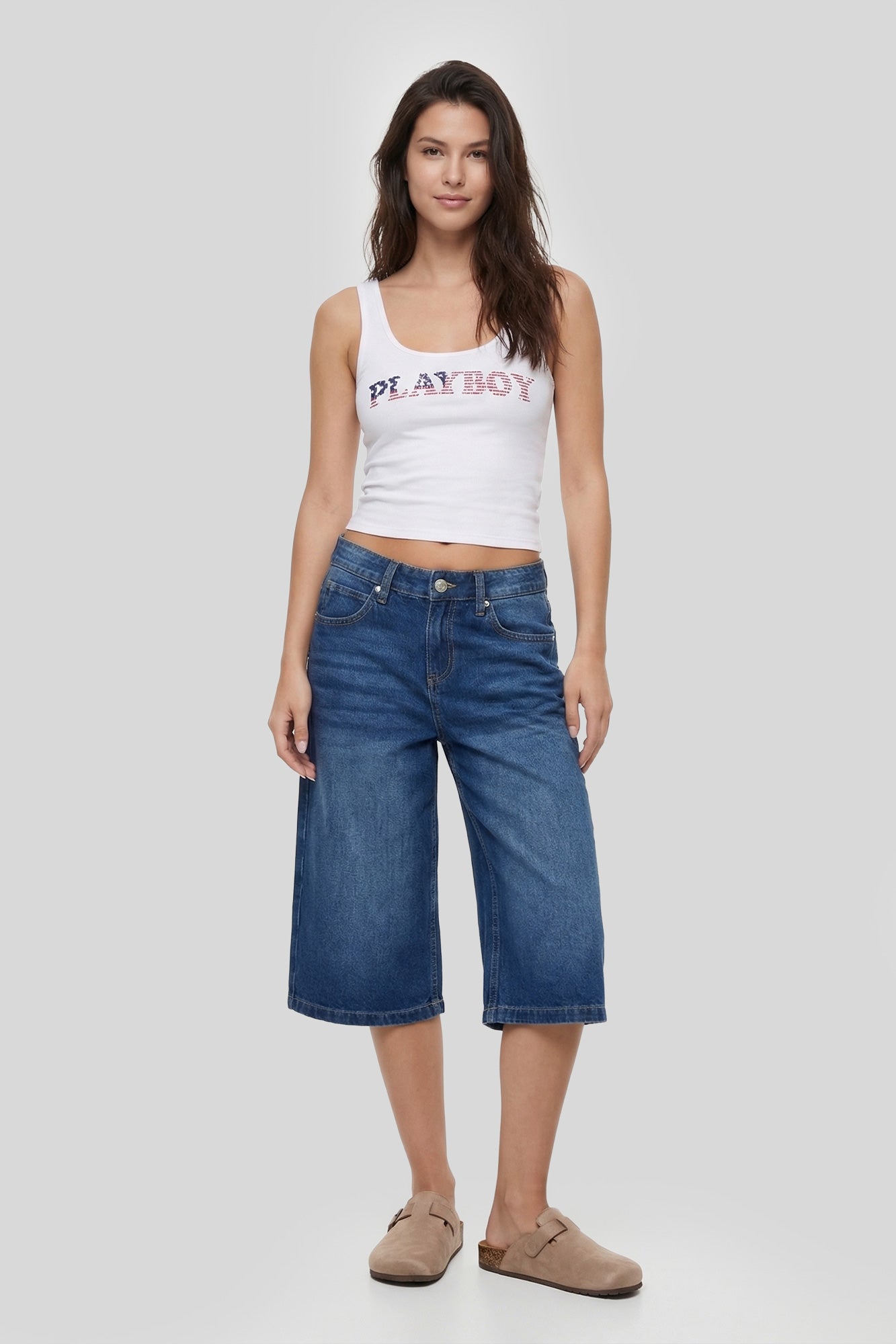 Playboy Graphic Cropped Tank
