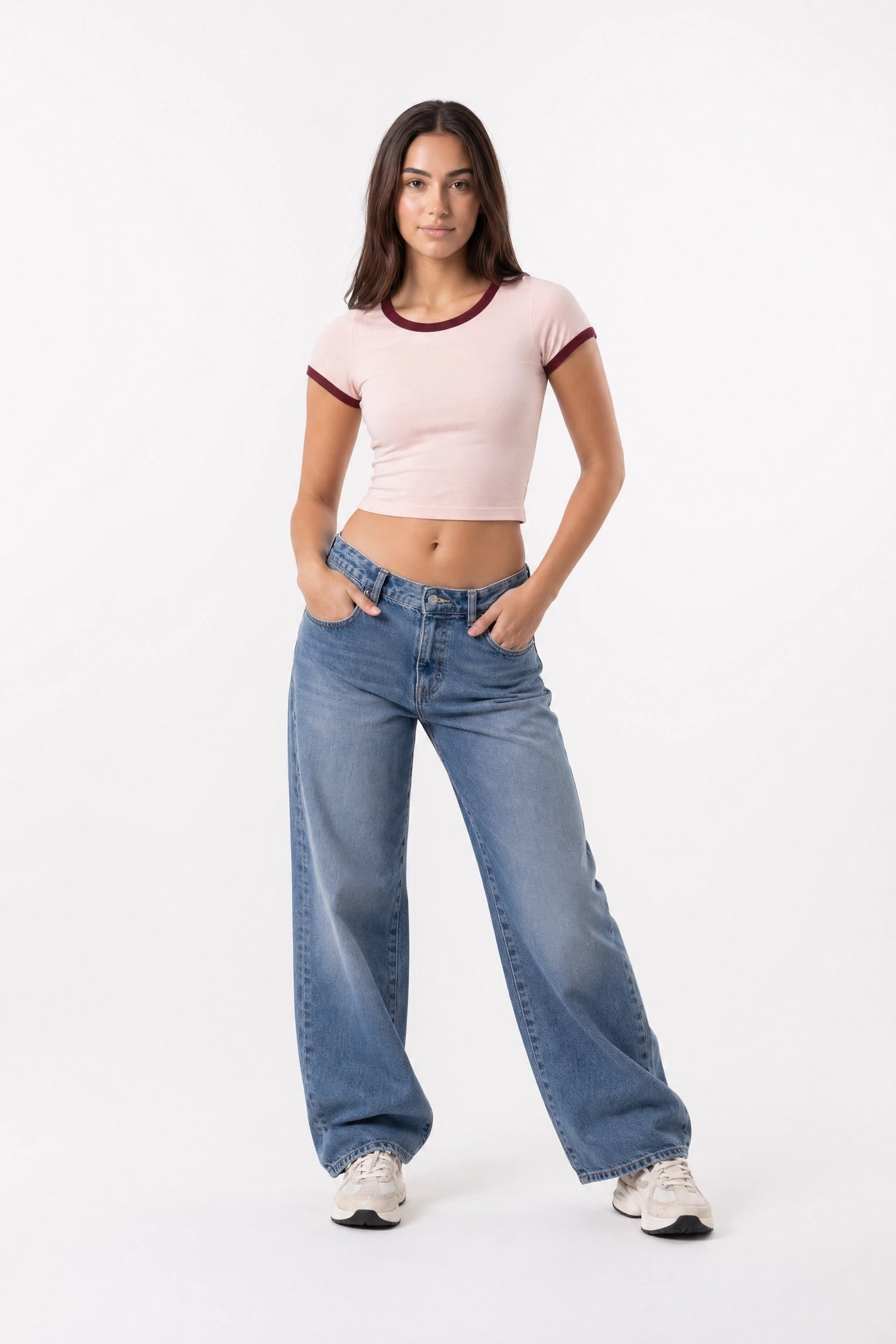 Ribbed Ringer Tee