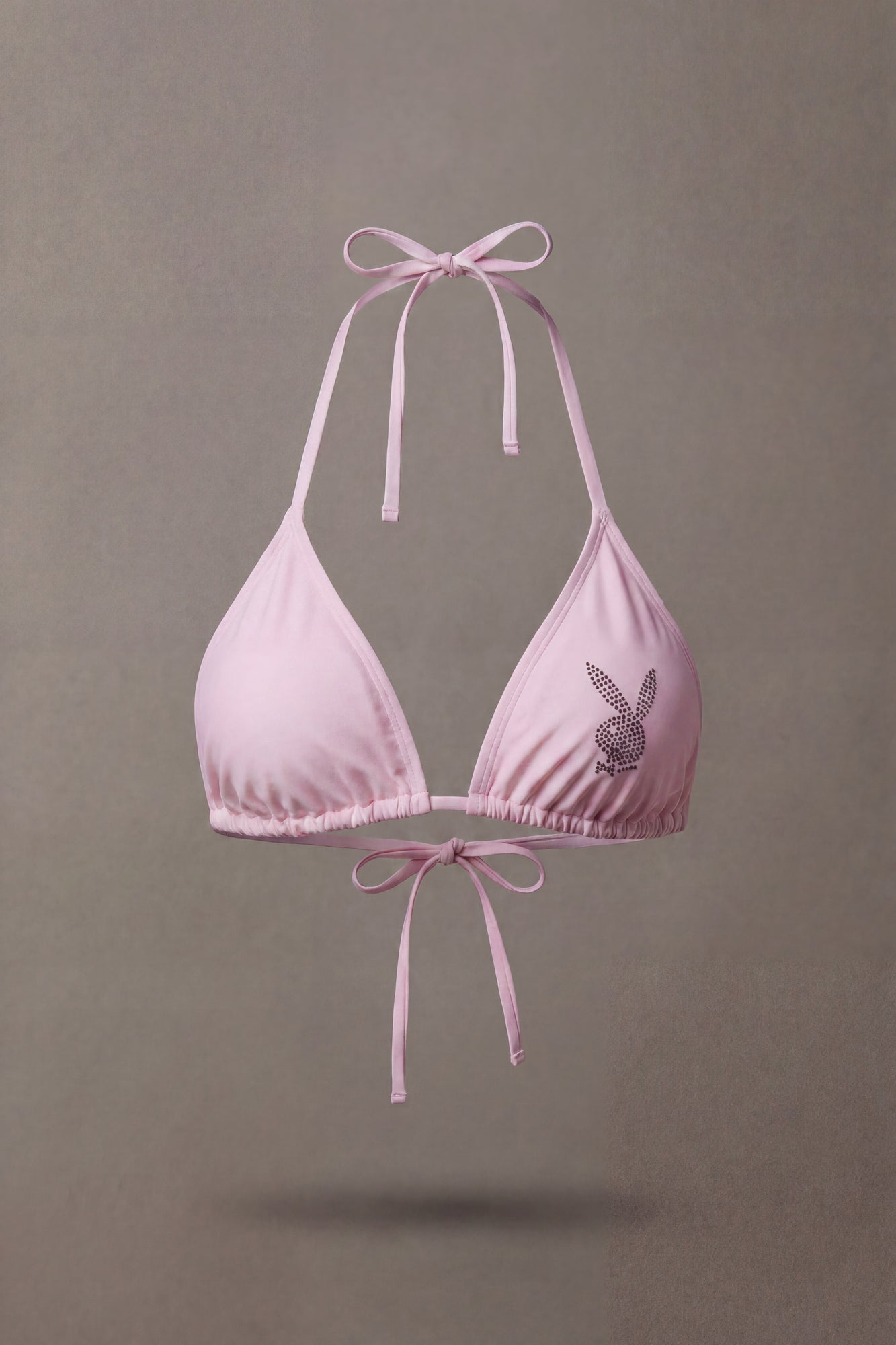 Playboy Rhinestone Triangle Bikini Top