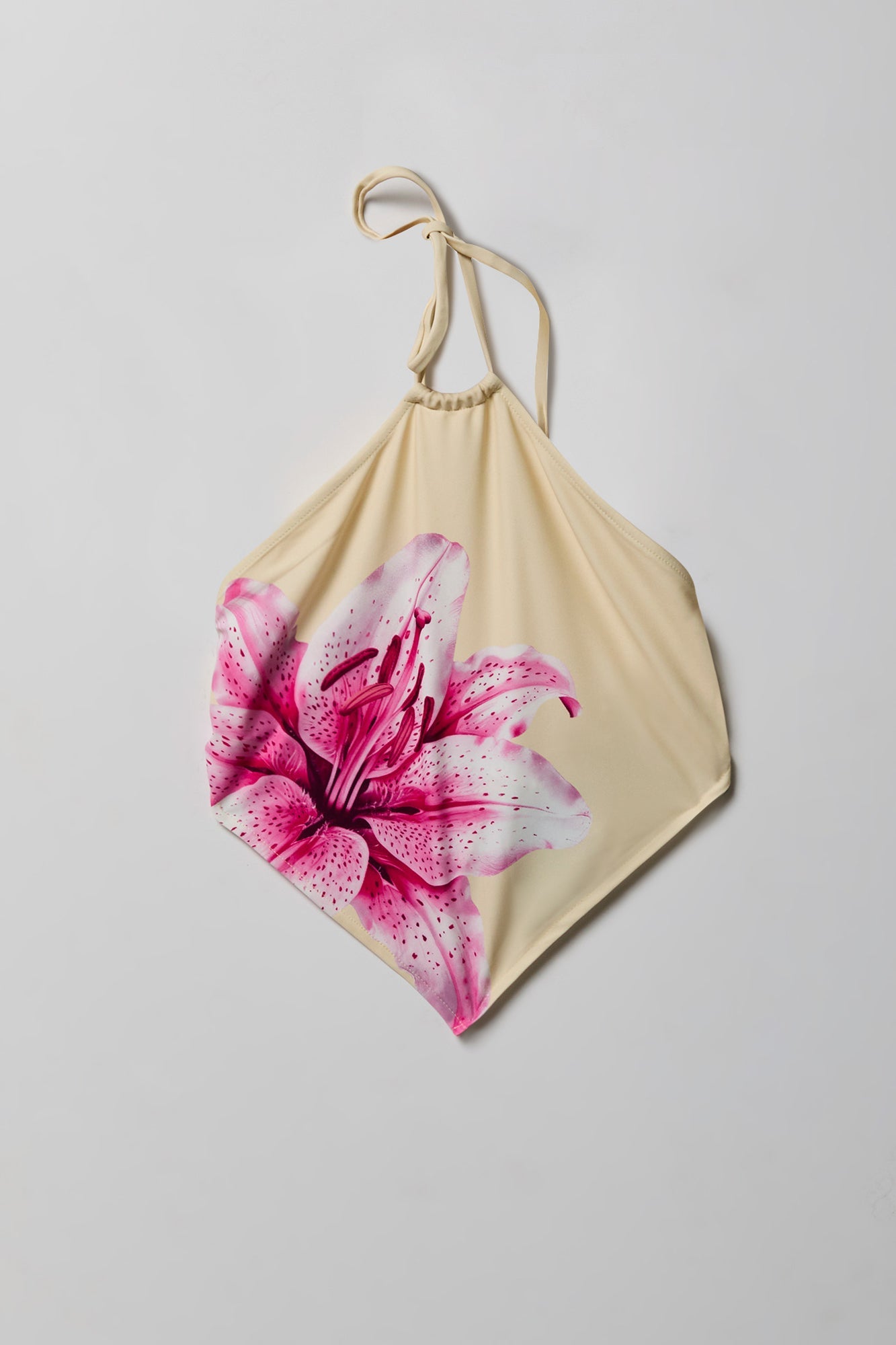 V-Hem Halter Swim Top