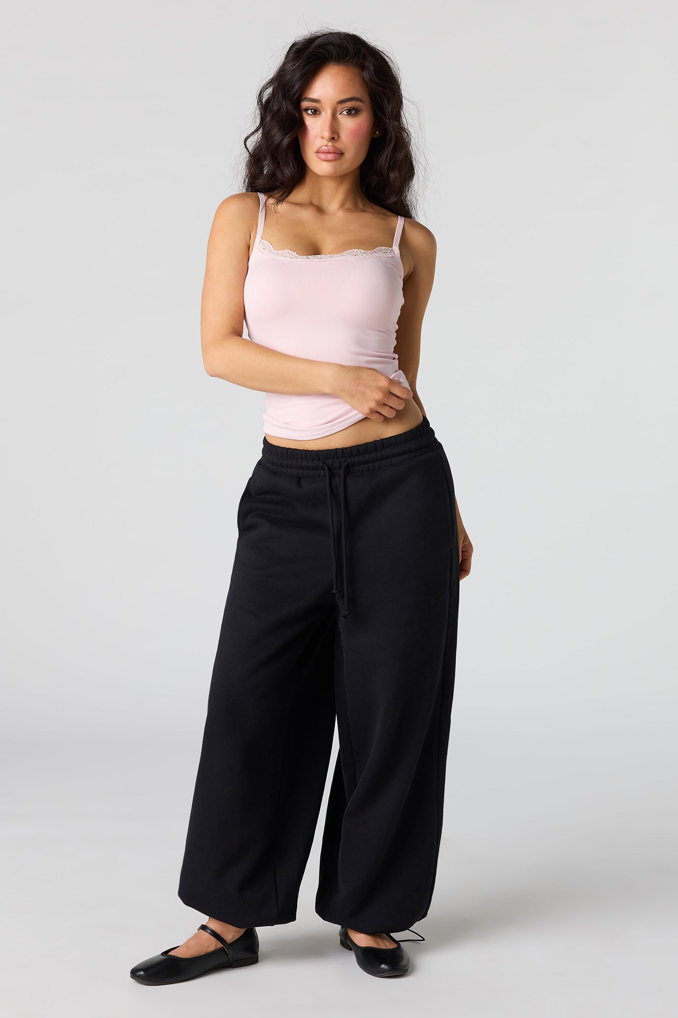 Braless Lace Trim Tank