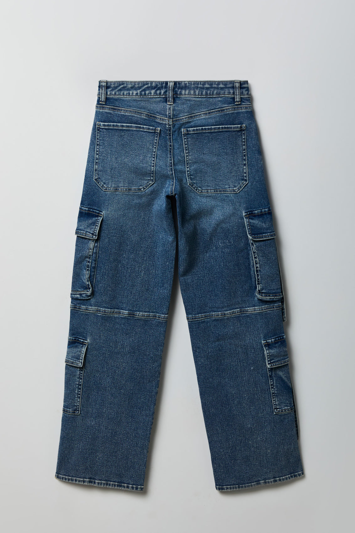 Stretch Low Rise Cargo Jean