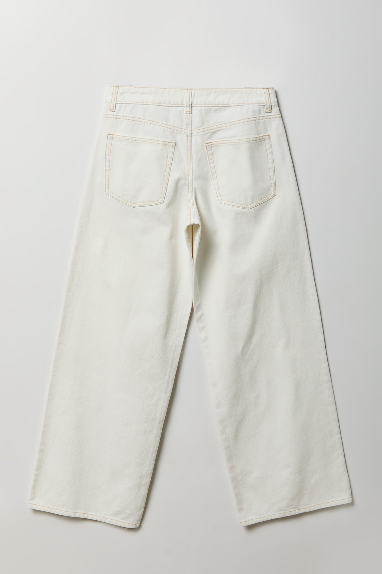 London Low Rise Super Baggy White Jean