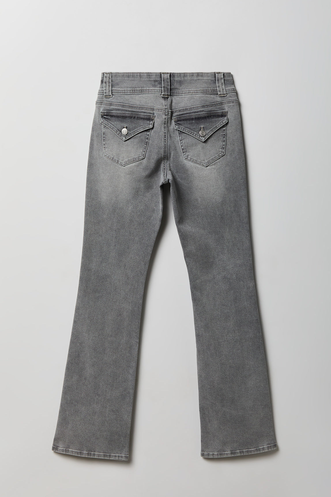 Stretch Low Rise Bootcut Grey Jean