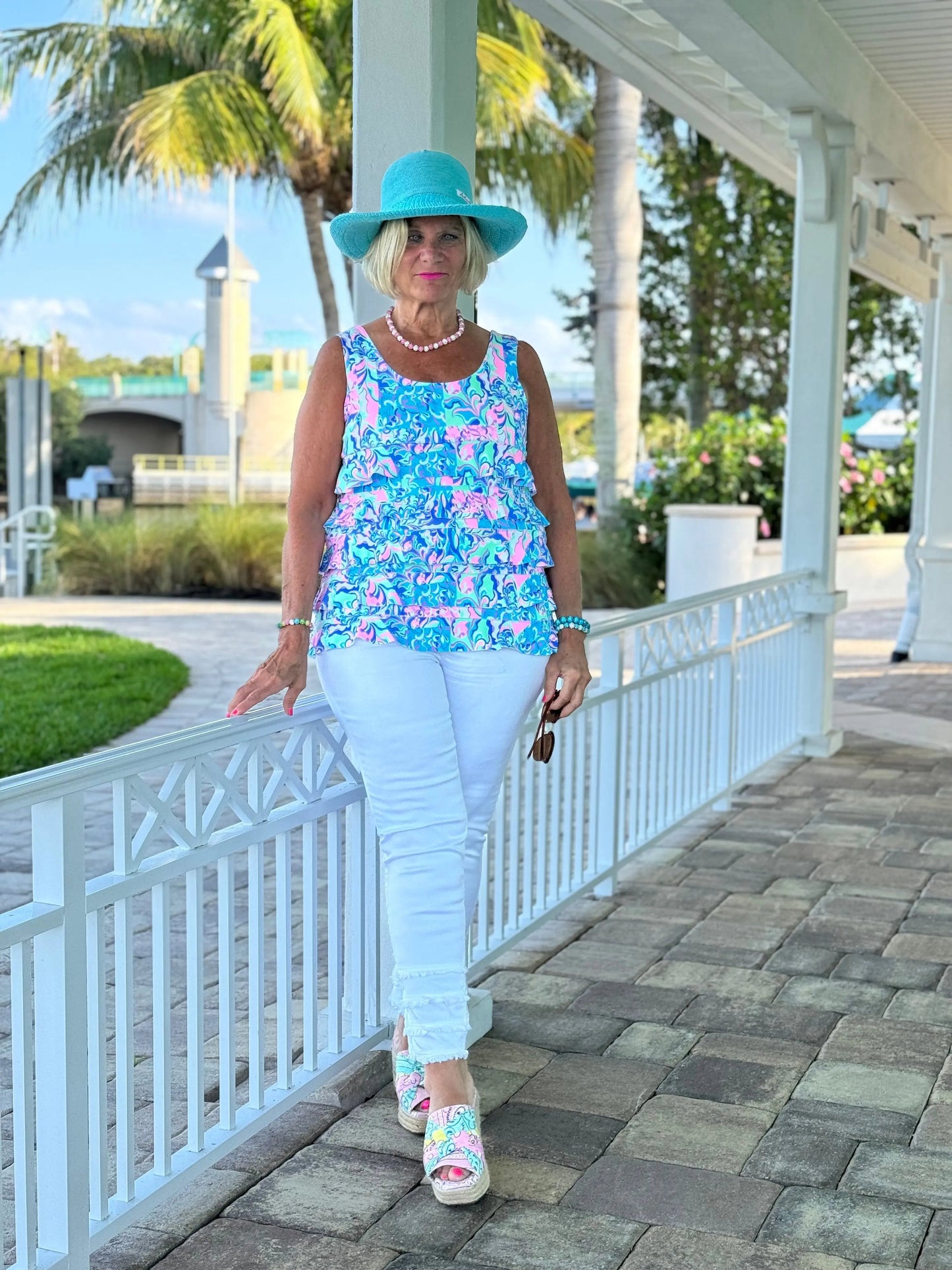 SPLASH OF PINK CHA CHA TANK