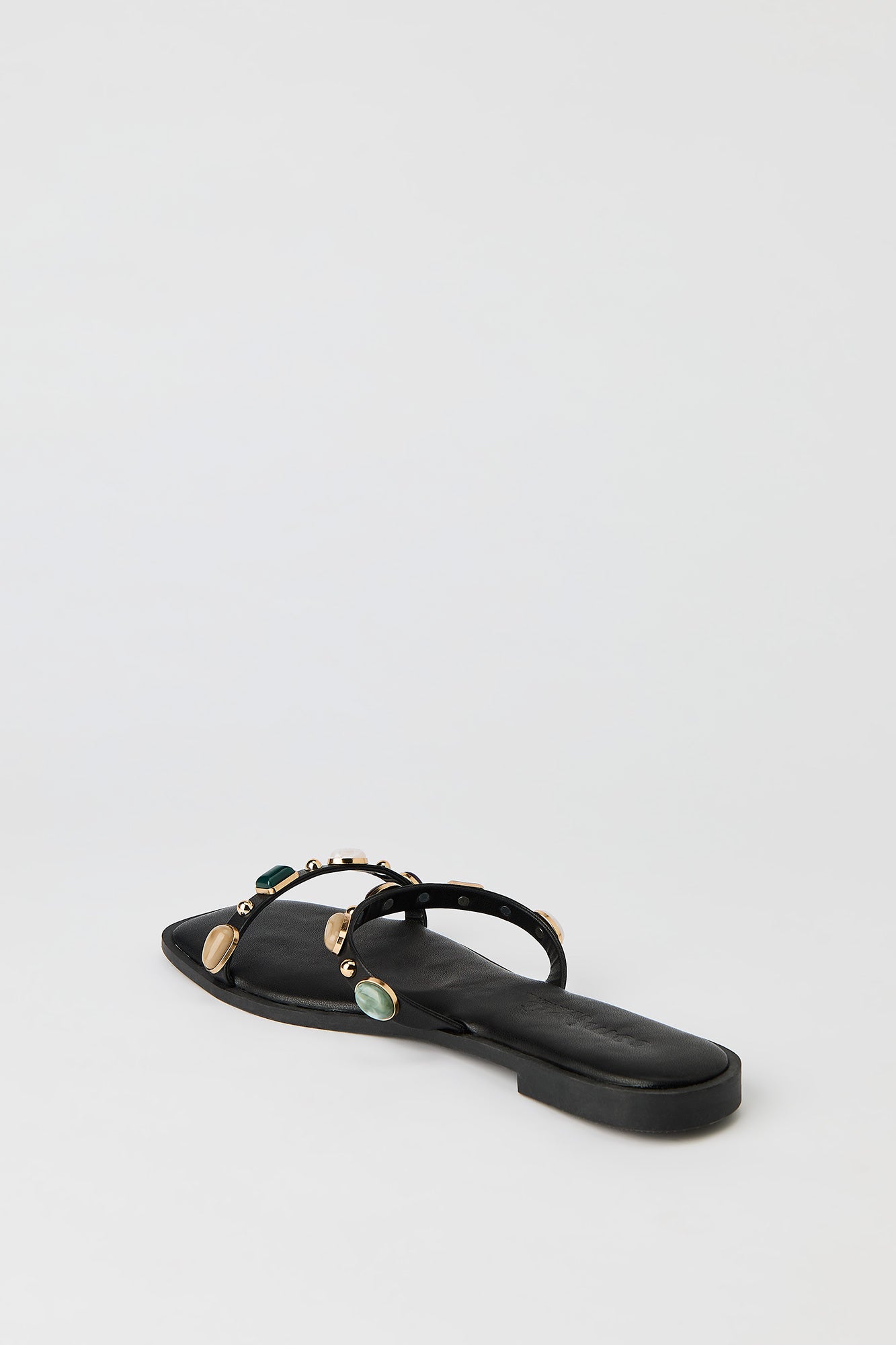 Band Sandal with Gems
