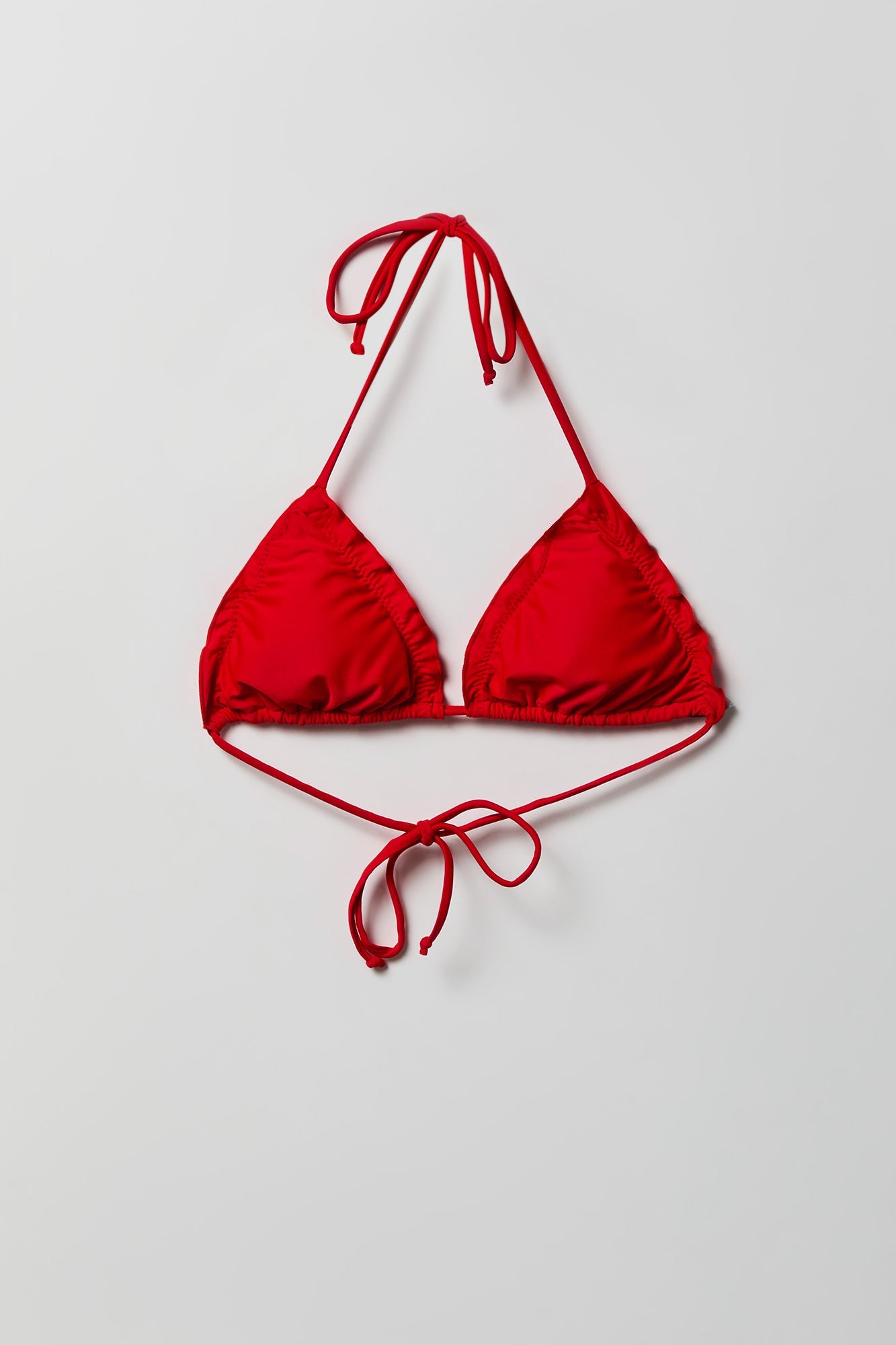 Ruffle Triangle Bikini Top