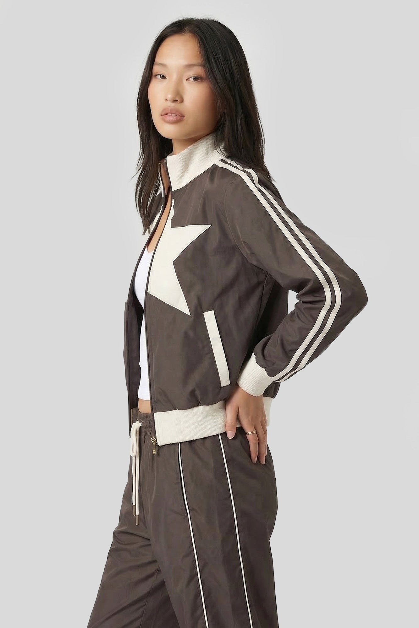 Nylon Star Track Jacket