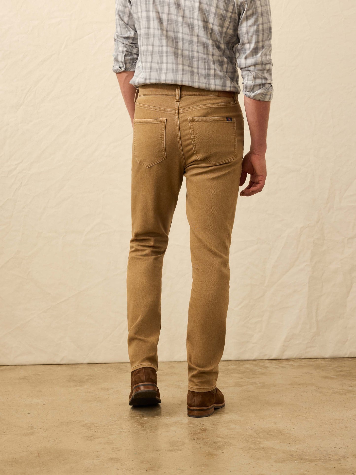 Stretch Terry 5-Pocket Pant - Elk Brown