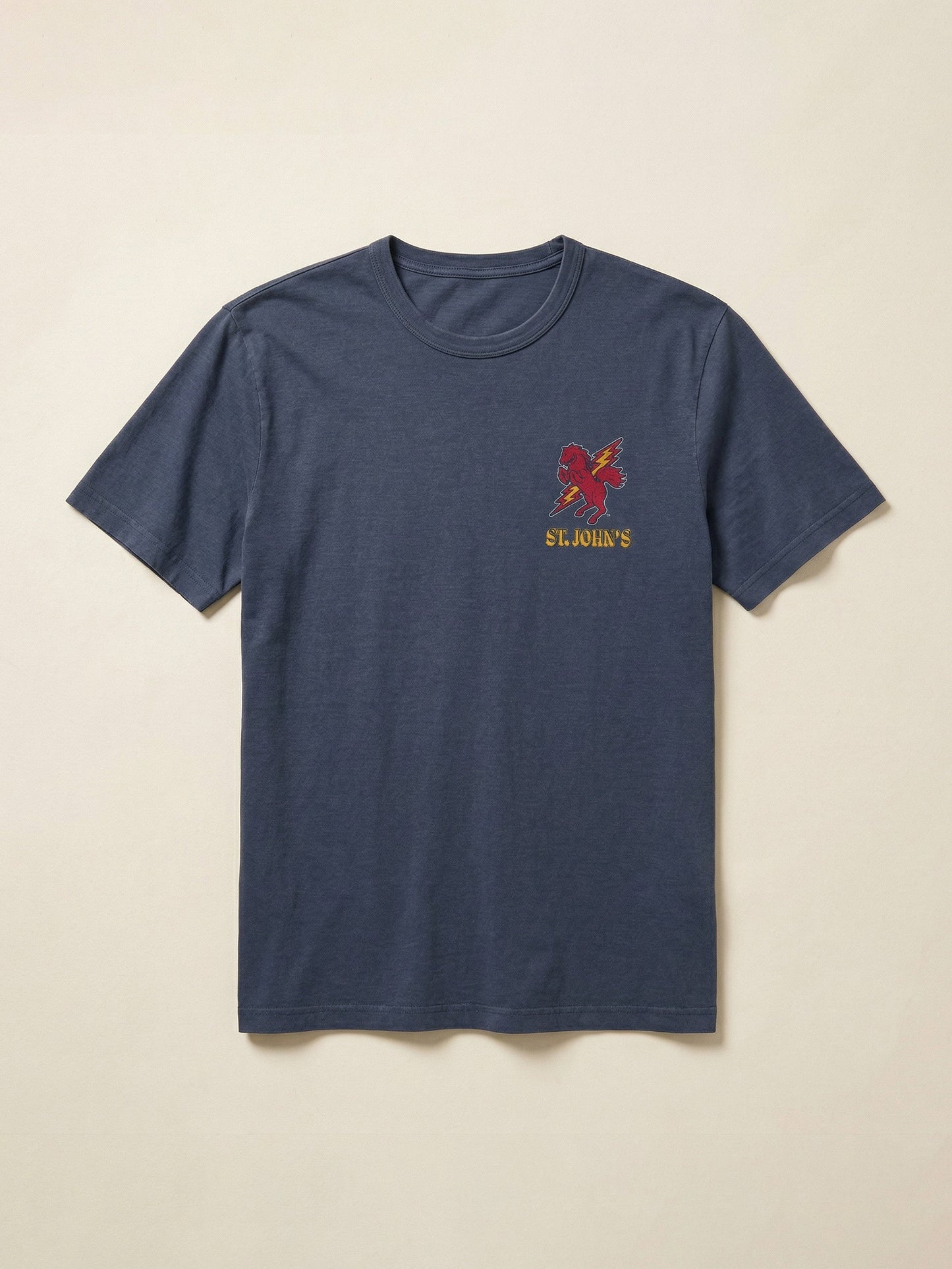St. John's Sunwashed Regenerative Tee - Dune Navy