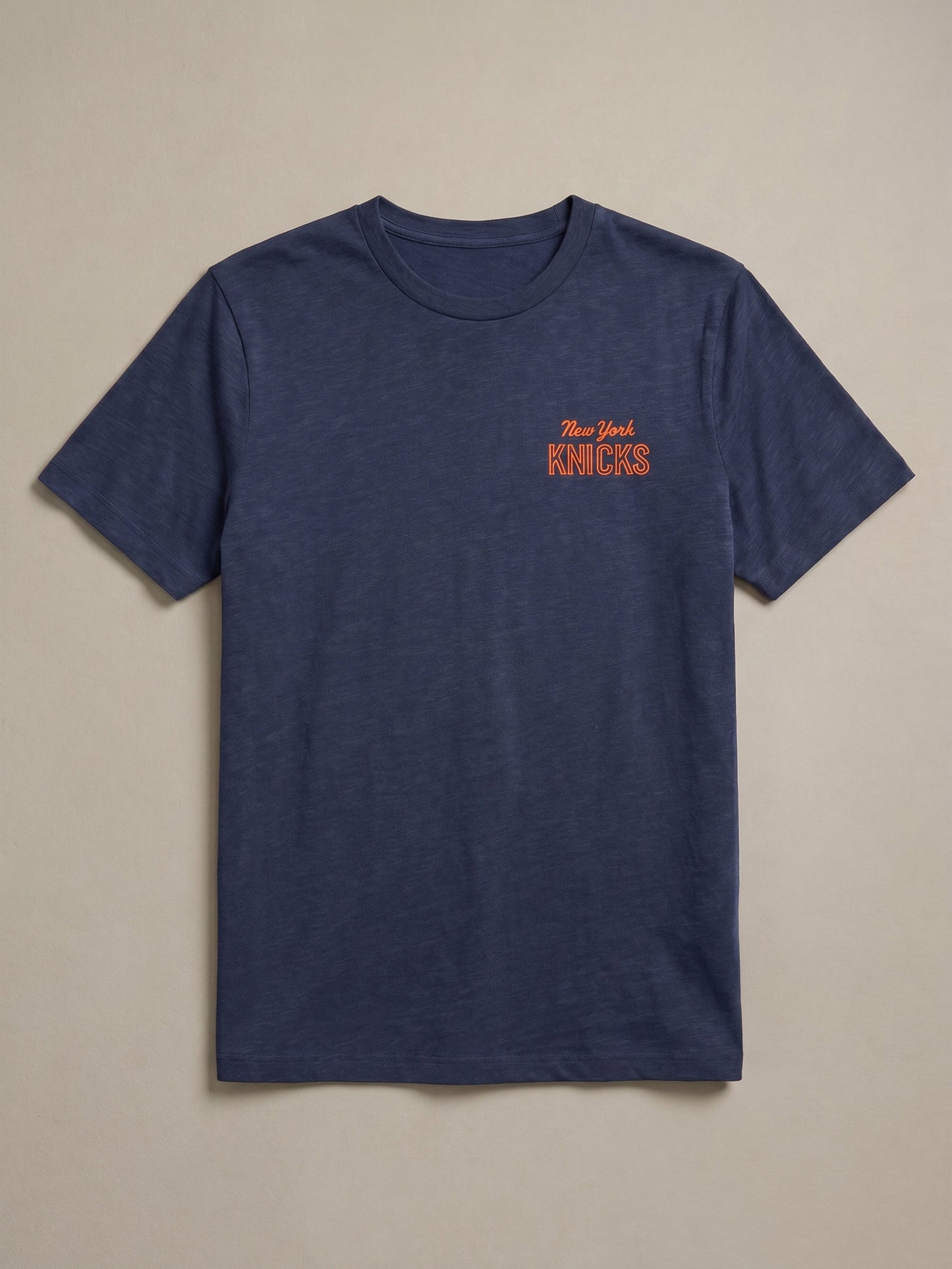 NY Knicks Sunwashed Regenerative Tee - Dune Navy