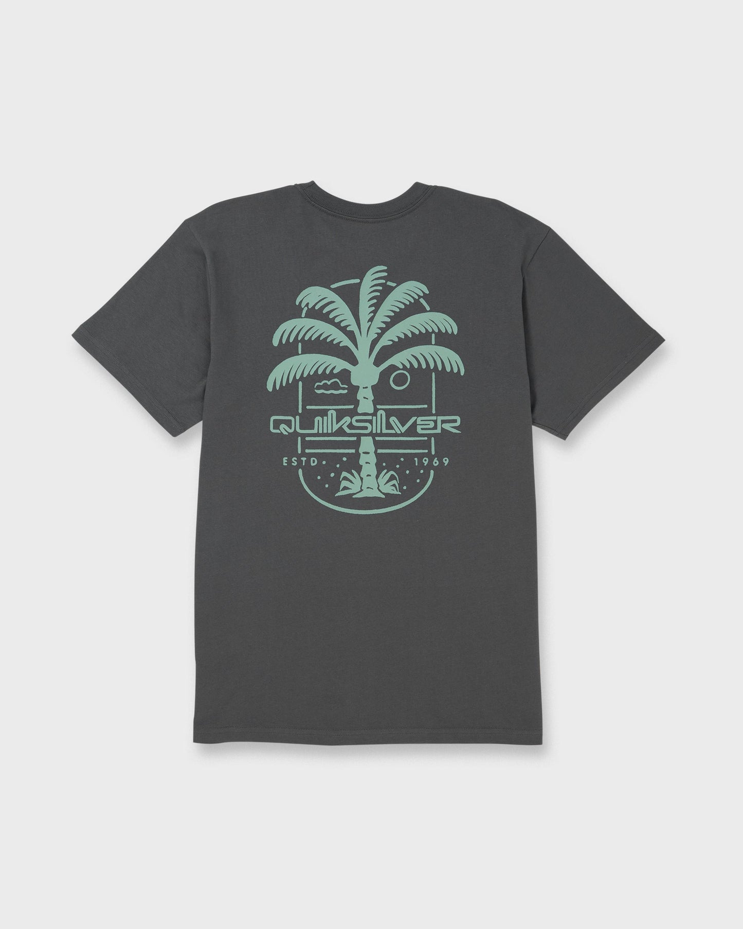 Uno Palm Short Sleeve T-Shirt - Iron Gate