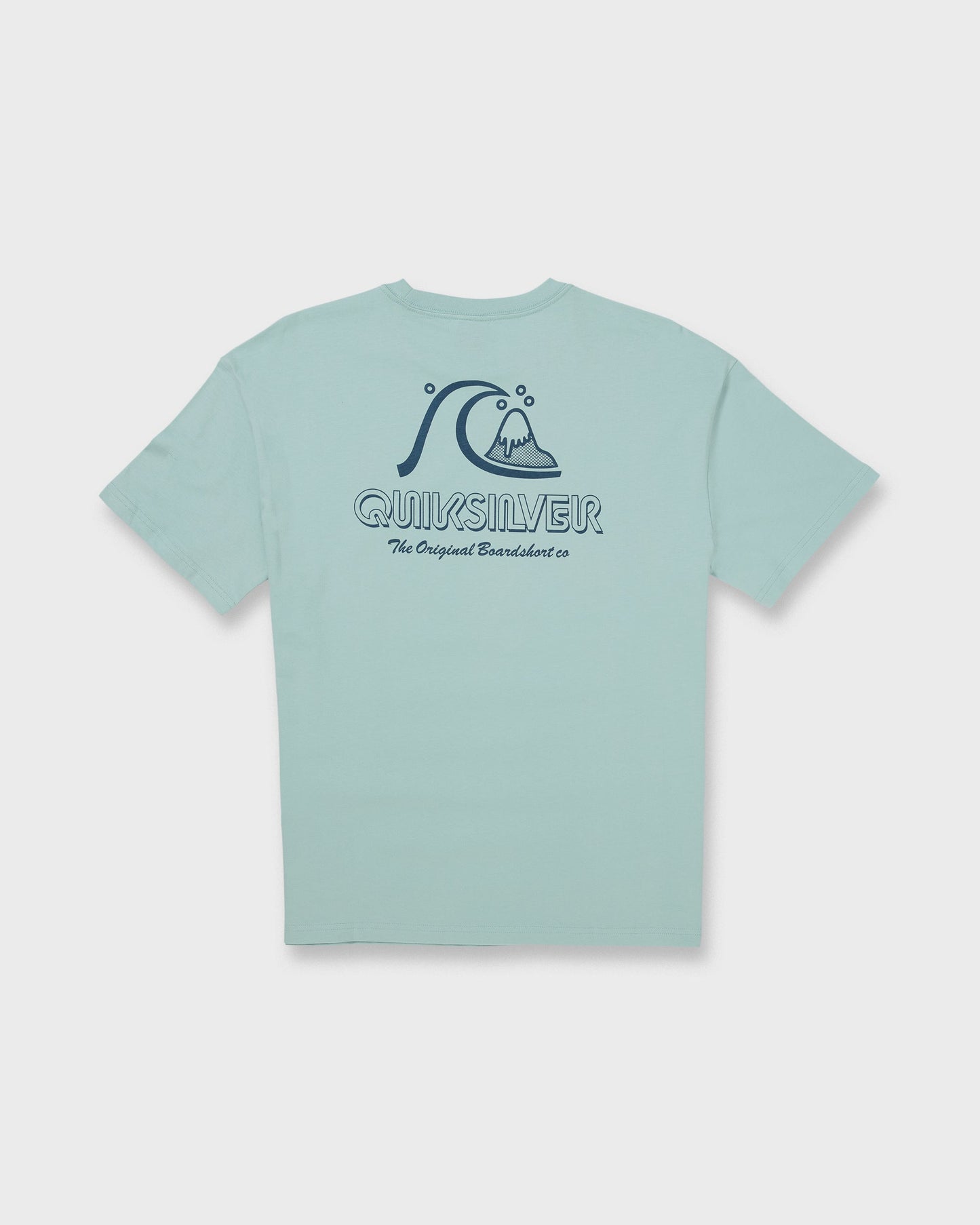 Vintage Bubble Originals Oversized Short Sleeve Graphic T-Shirt - Blue Haze