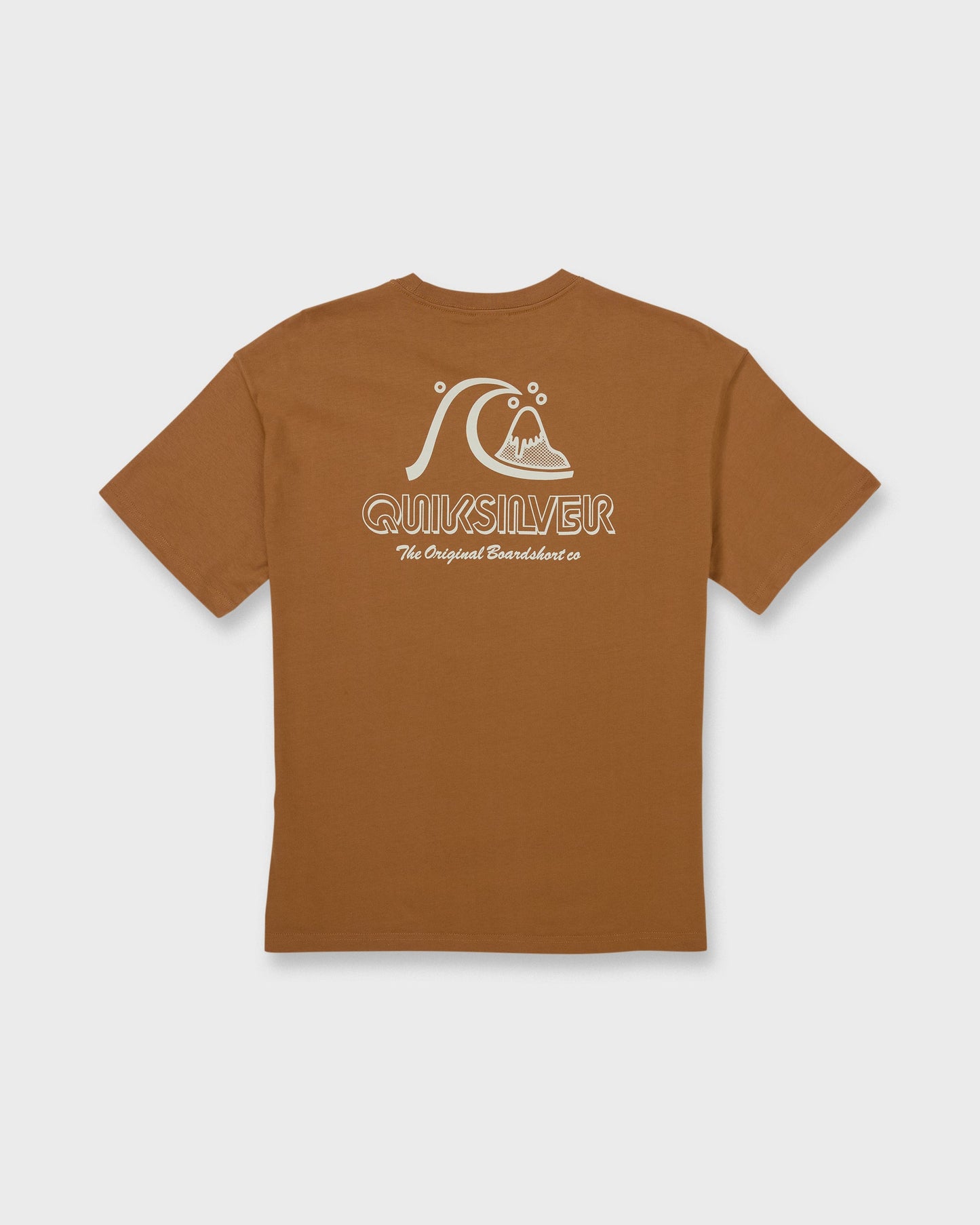 Vintage Bubble Originals Oversized Short Sleeve Graphic T-Shirt - Tobacco