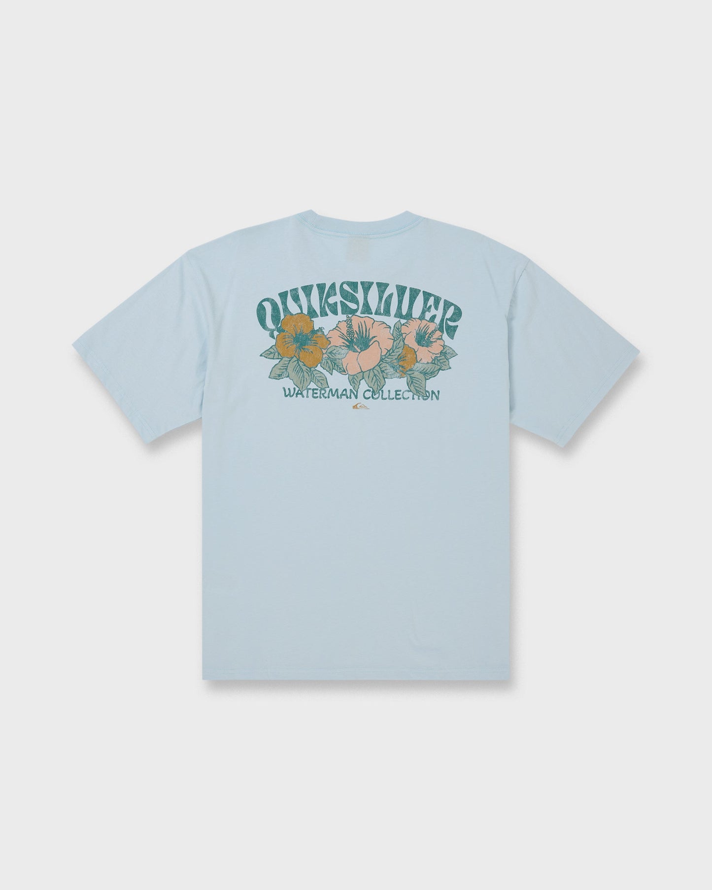 Waterman Las Flores Sueded Short Sleeve T-Shirt - Skyway