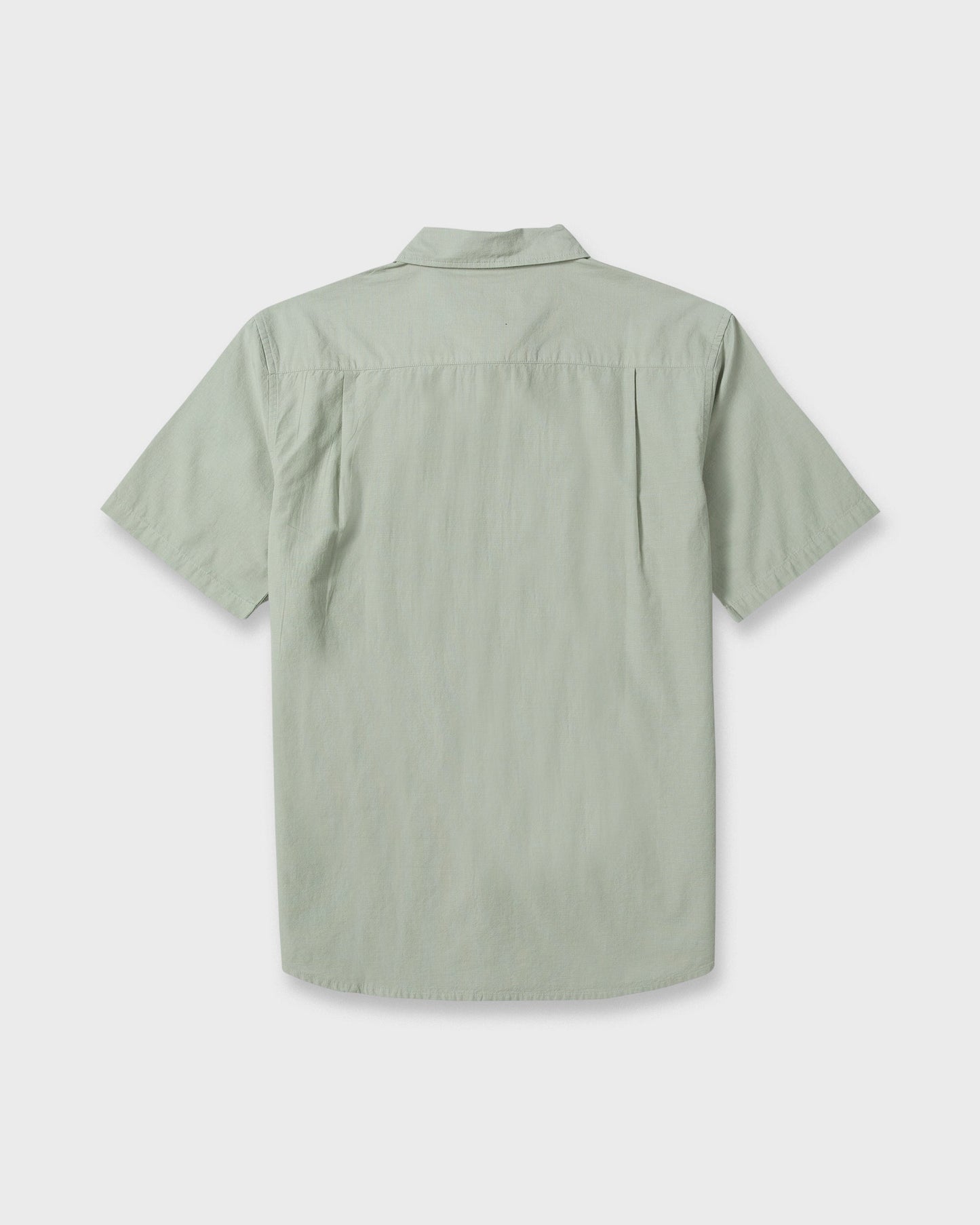 Shore Break Classic Short Sleeve Woven Button-Up Shirt - Iceberg Green