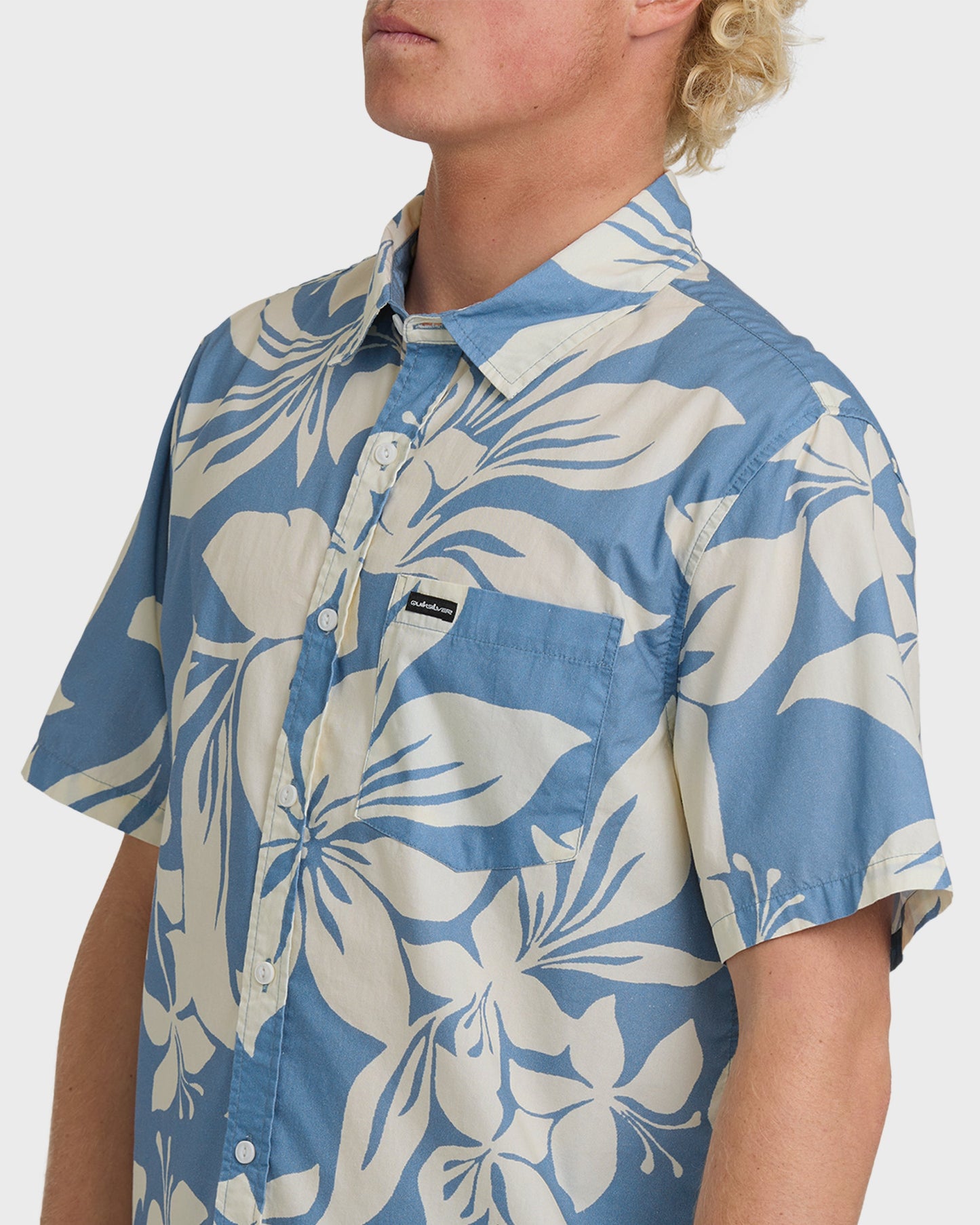 Kailua Classic Printed Short Sleeve Shirt - Riviera