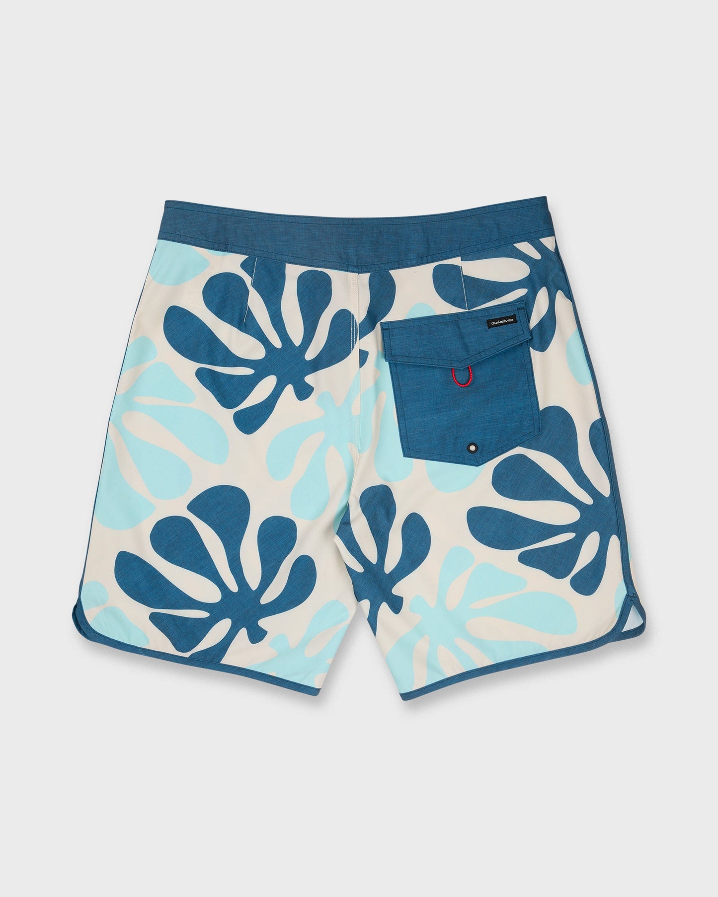 SurfSilk Sol Tiles Scallop 19" Boardshorts - Bone White