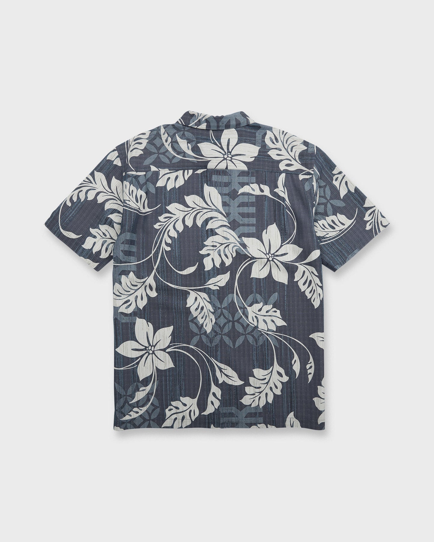 Waterman Tropic Bloom Short Sleeve Woven Shirt - Dark Denim