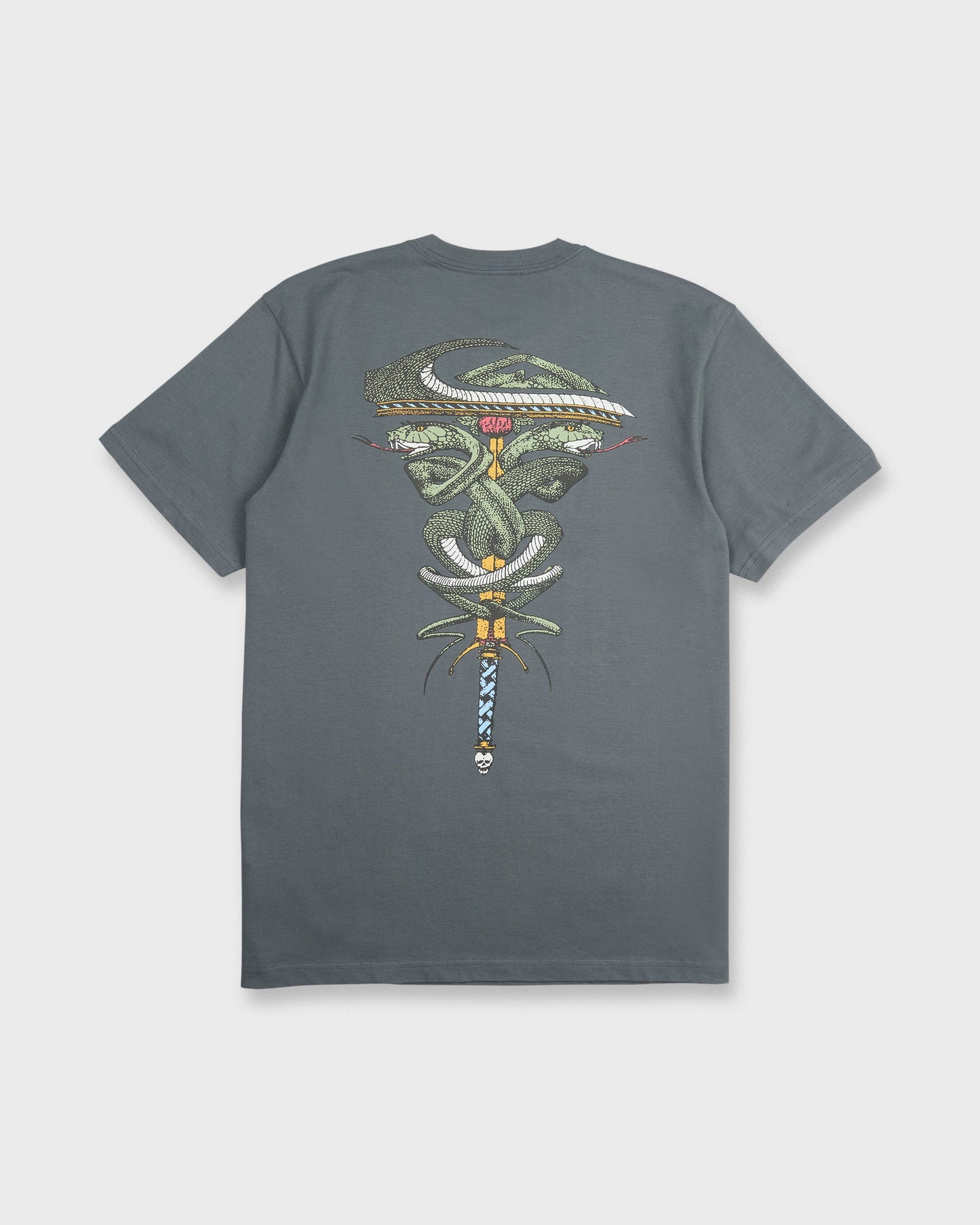 Serpents Short Sleeve Knit T-Shirt - Iron Gate
