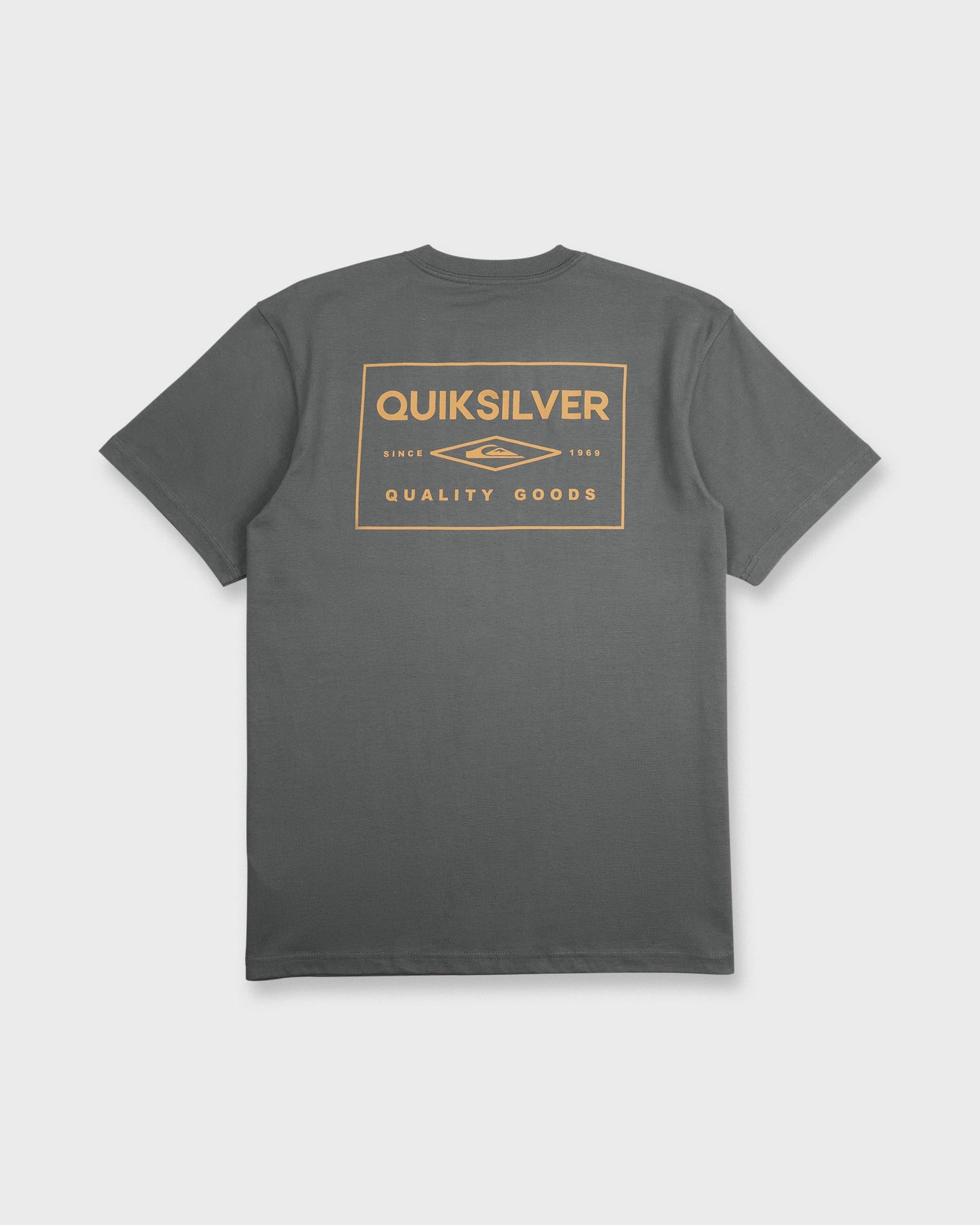 Stamped Short Sleeve Knit T-Shirt - Iron Gate