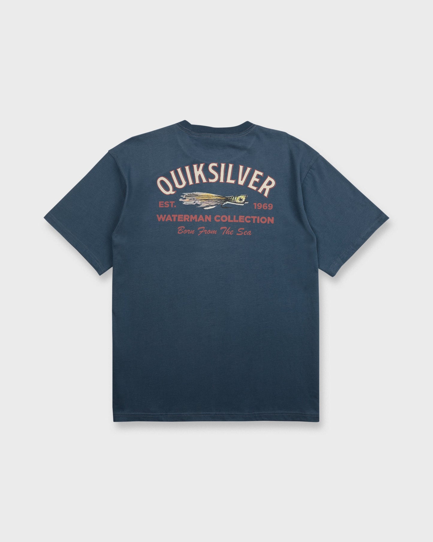 Waterman Lure Shop Classic Short Sleeve Knit T-Shirt - Dark Denim
