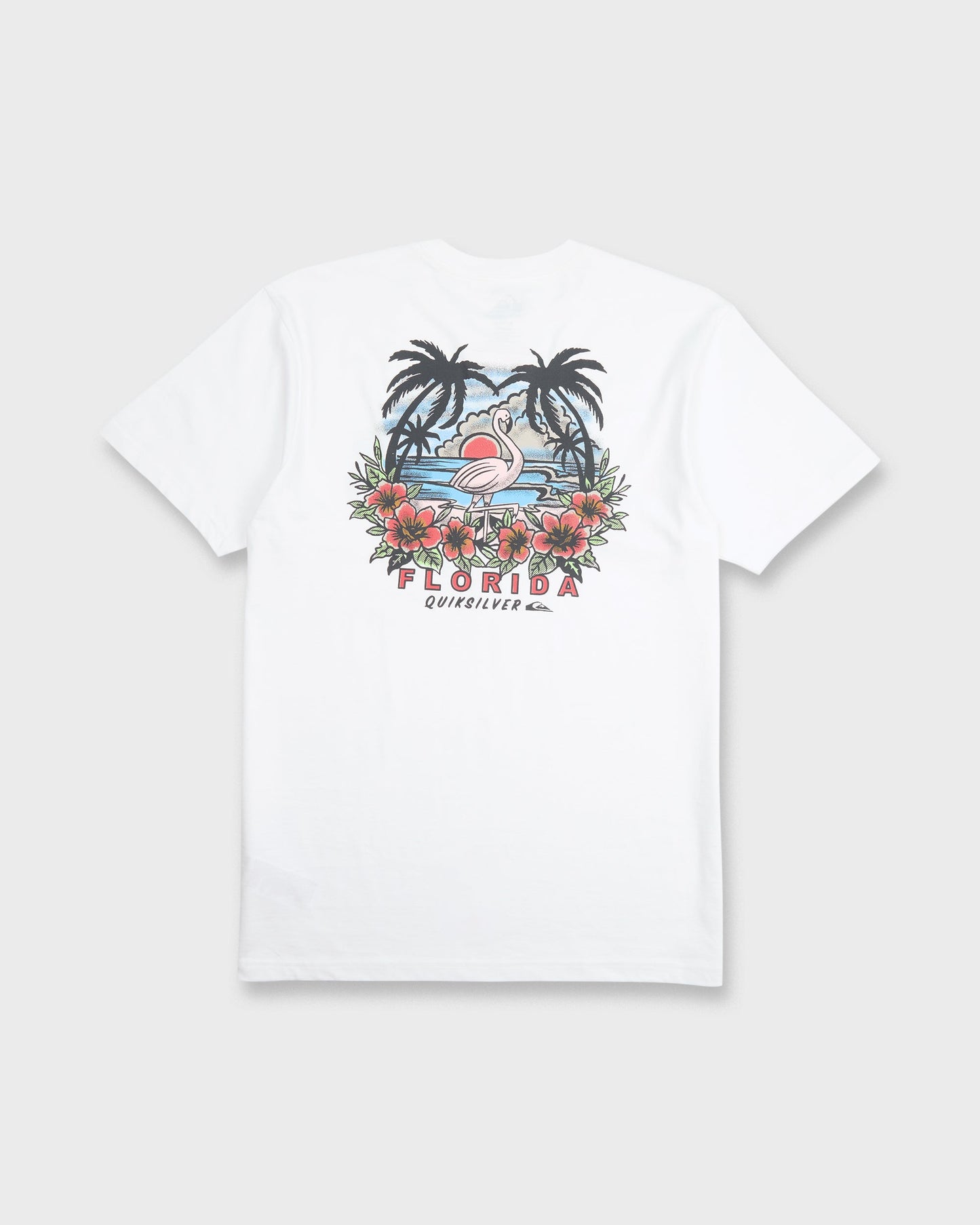 Flamazing Short Sleeve Cotton T-Shirt - White