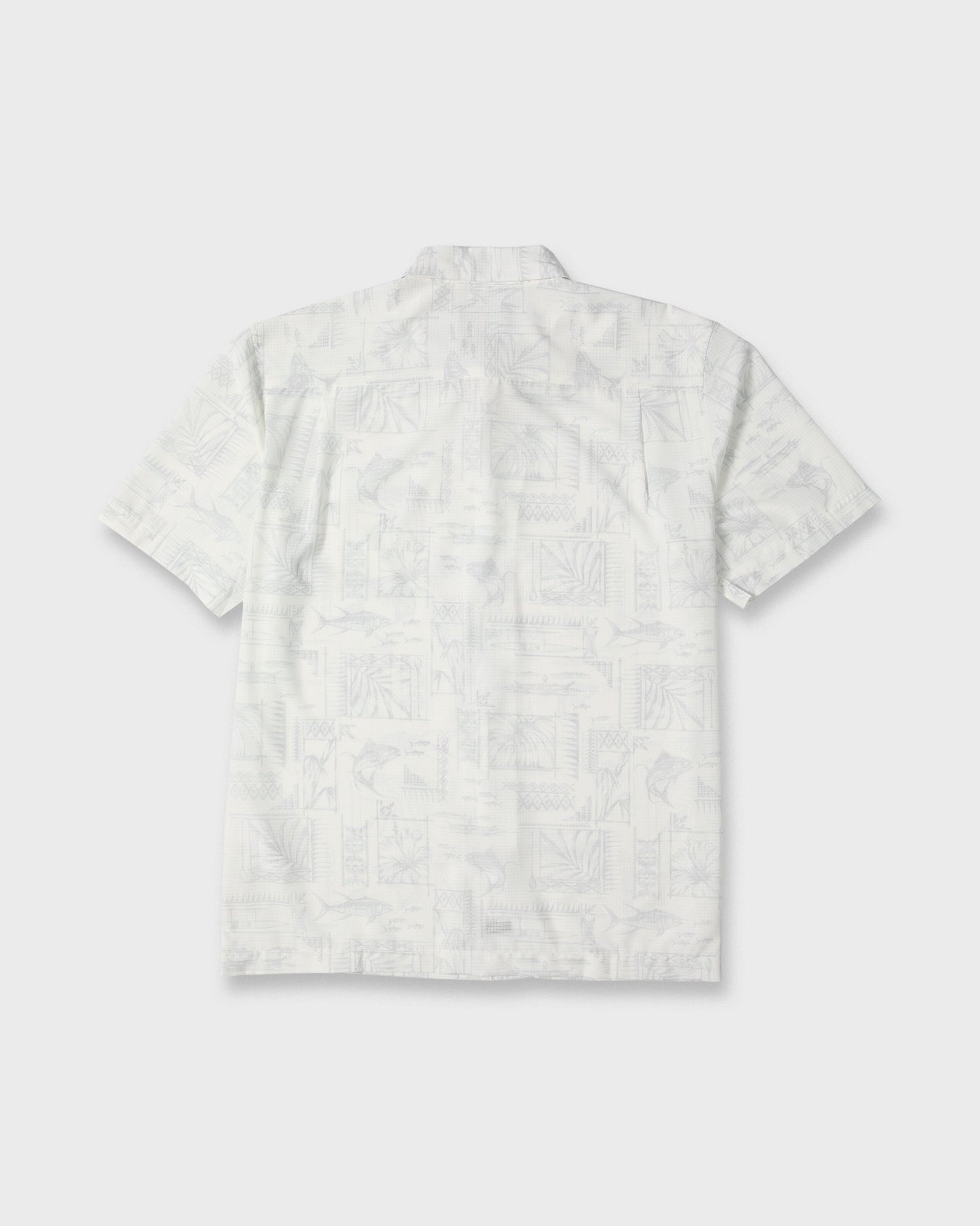 Waterman Paradise Bay Short Sleeve Woven Shirt - White