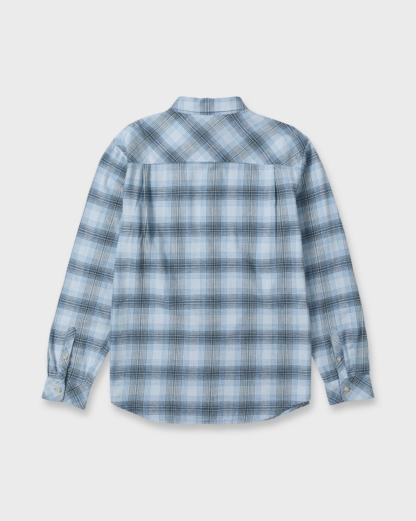 Breakwater Check Long Sleeve Flannel Shirt - Skyway