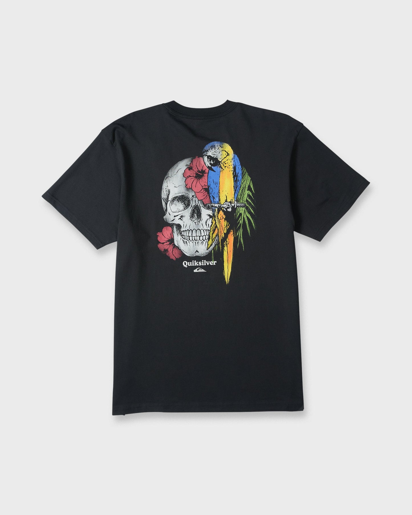 Bird Brain Classic Short Sleeve Knit T-Shirt - Black
