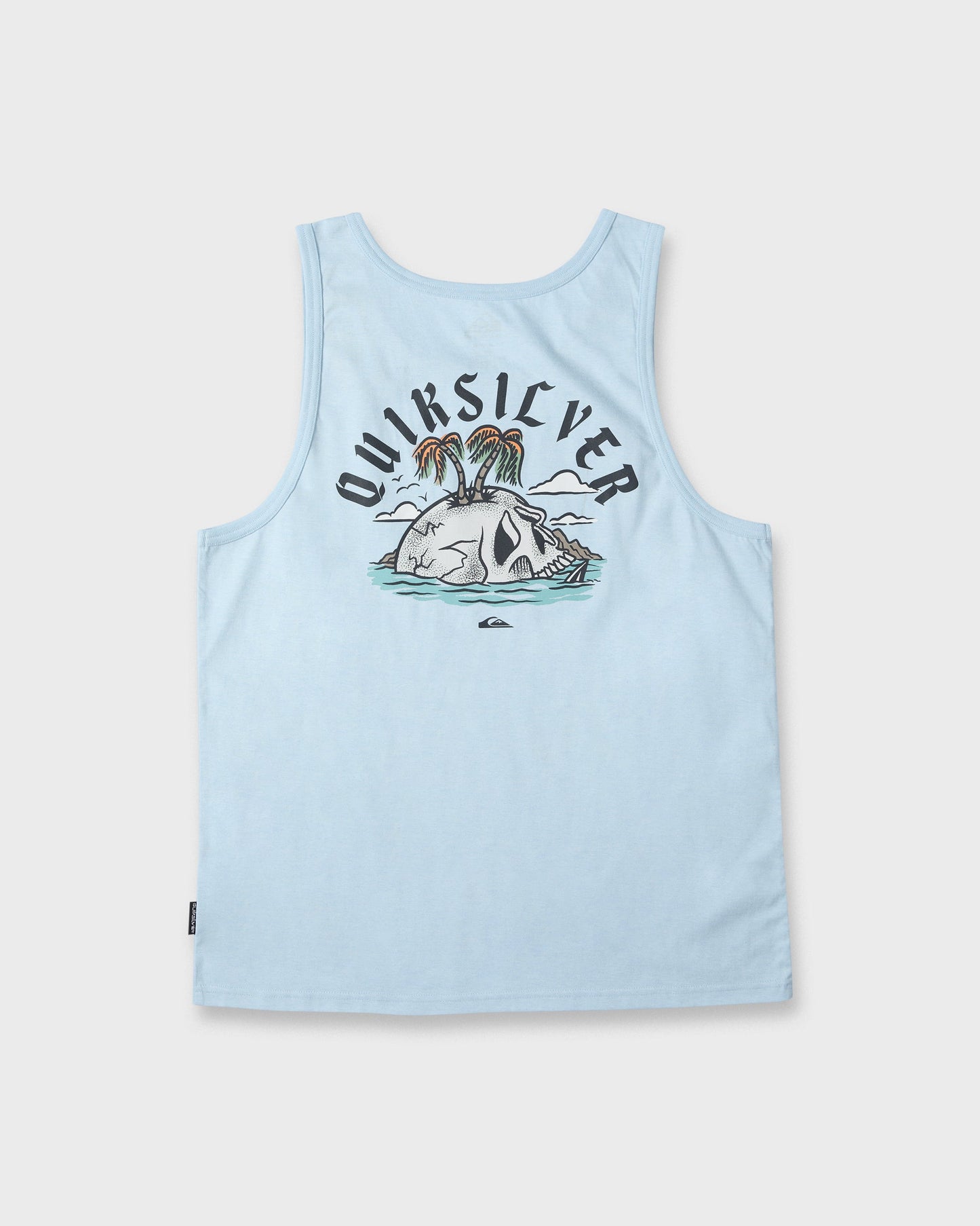 Skull Rock Tank Top - Skyway Heather