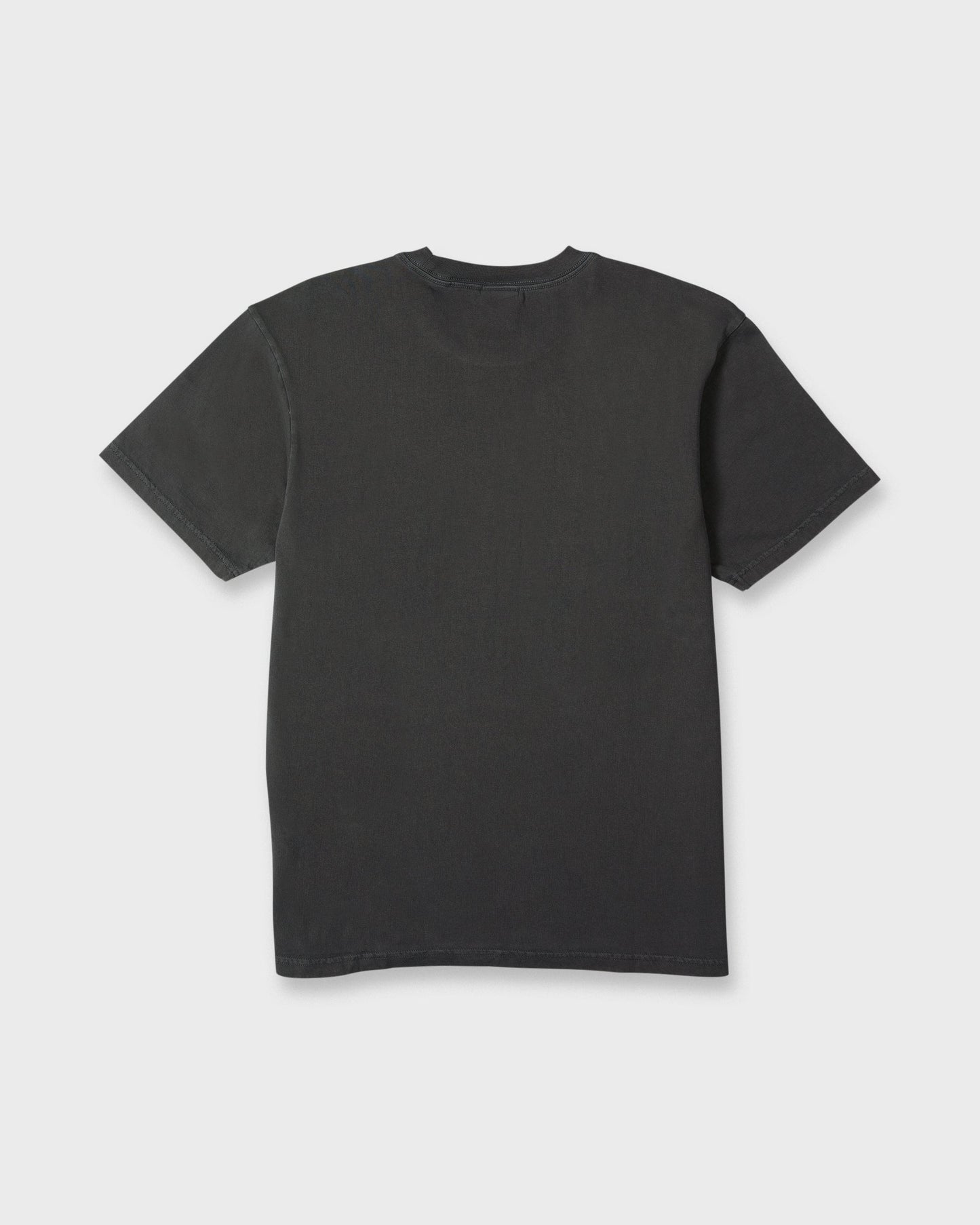 Gorb Band Pigment Dye Short Sleeve Cotton T-Shirt - Phantom