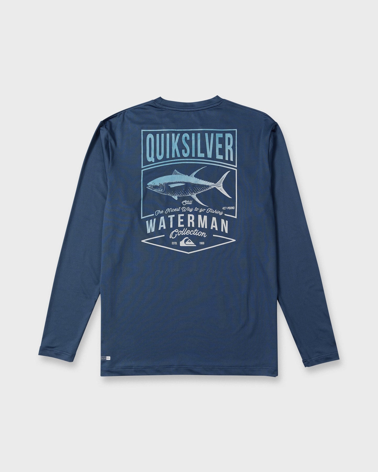 Waterman Gradient Tuna Long Sleeve Surf Tee - Dark Denim