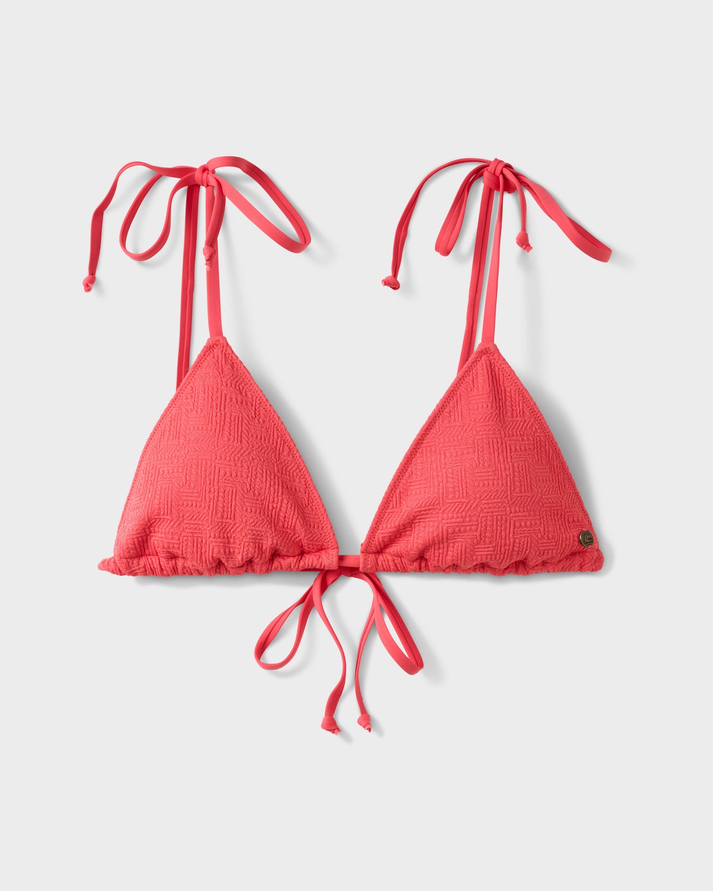 Maya Spotted Tie Triangle Bikini Top