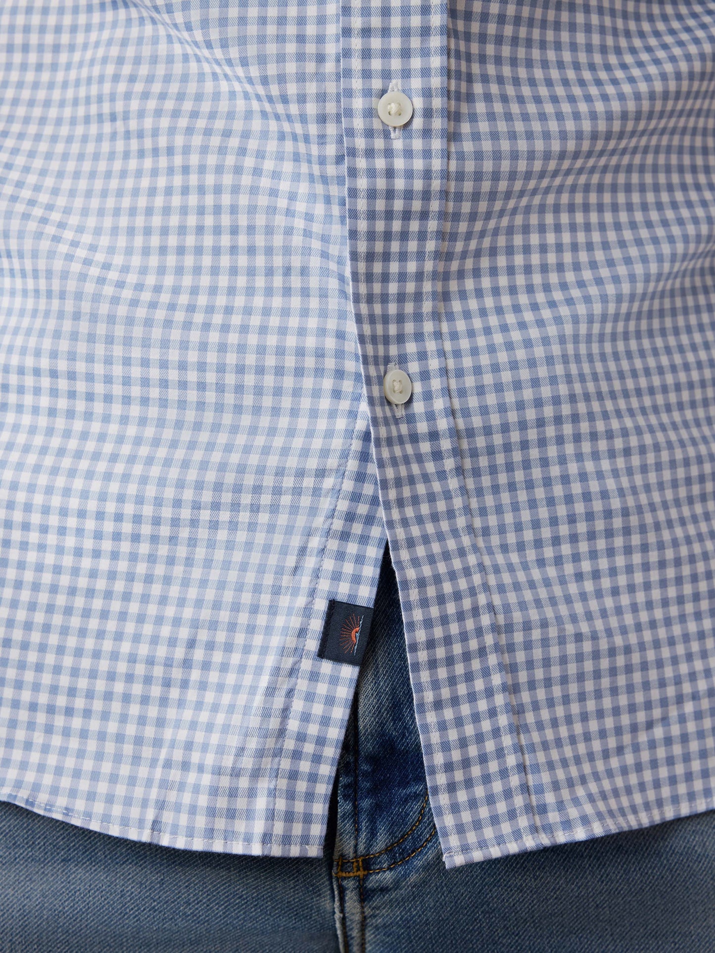 The Movement™ Shirt - Light Blue Gingham