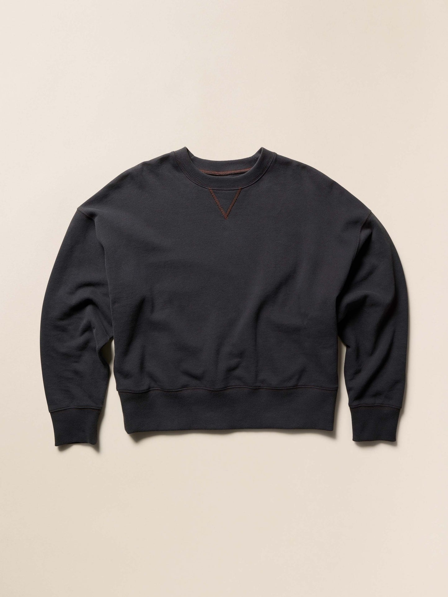High Standard Fleece Vintage Crewneck - Black