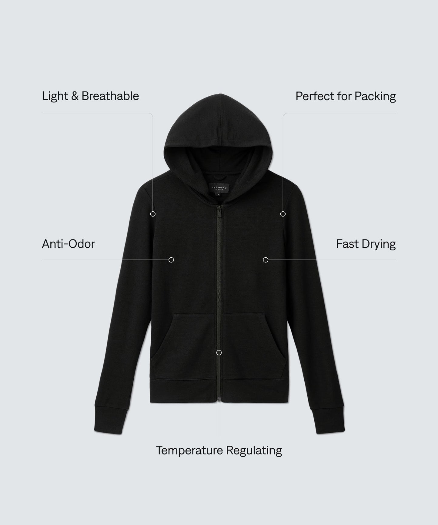 Women's Compact Travel Hoodie