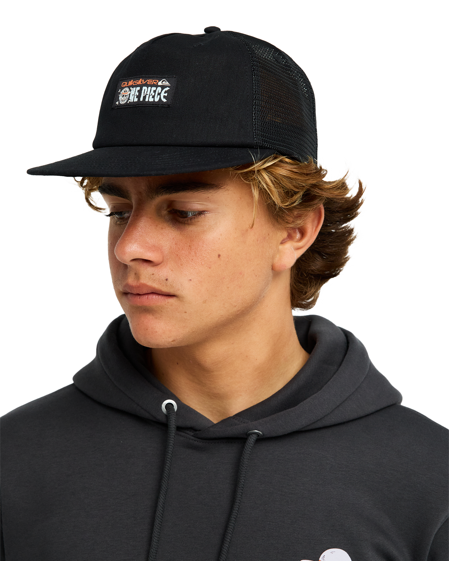 One Piece Drifter Trucker Cap - Black