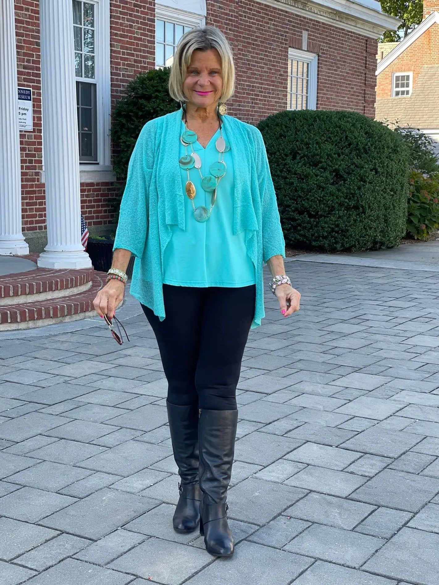 SEAFOAM MESH RUFFLE WRAP