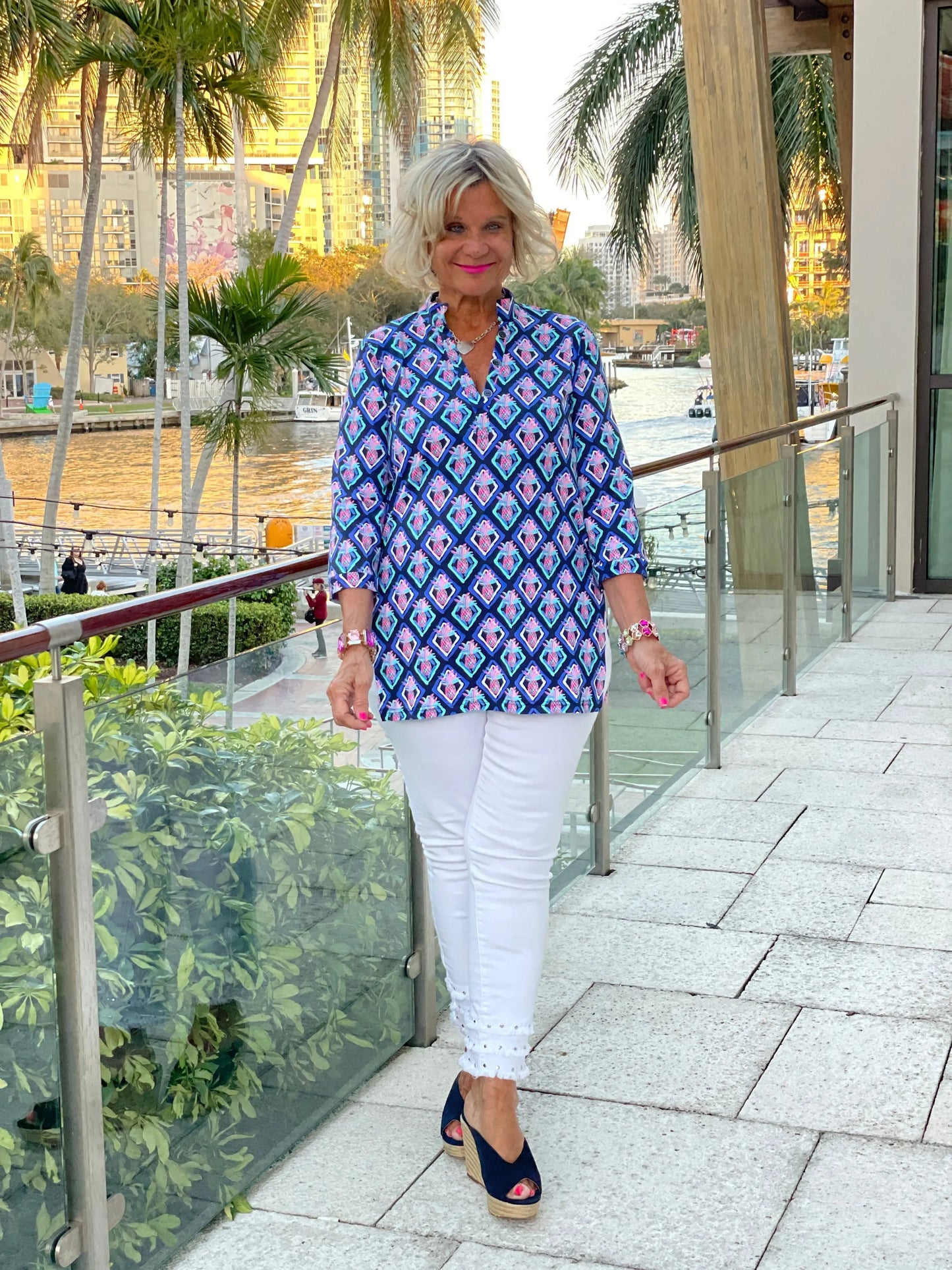 PINEAPPLE VACA TUNIC