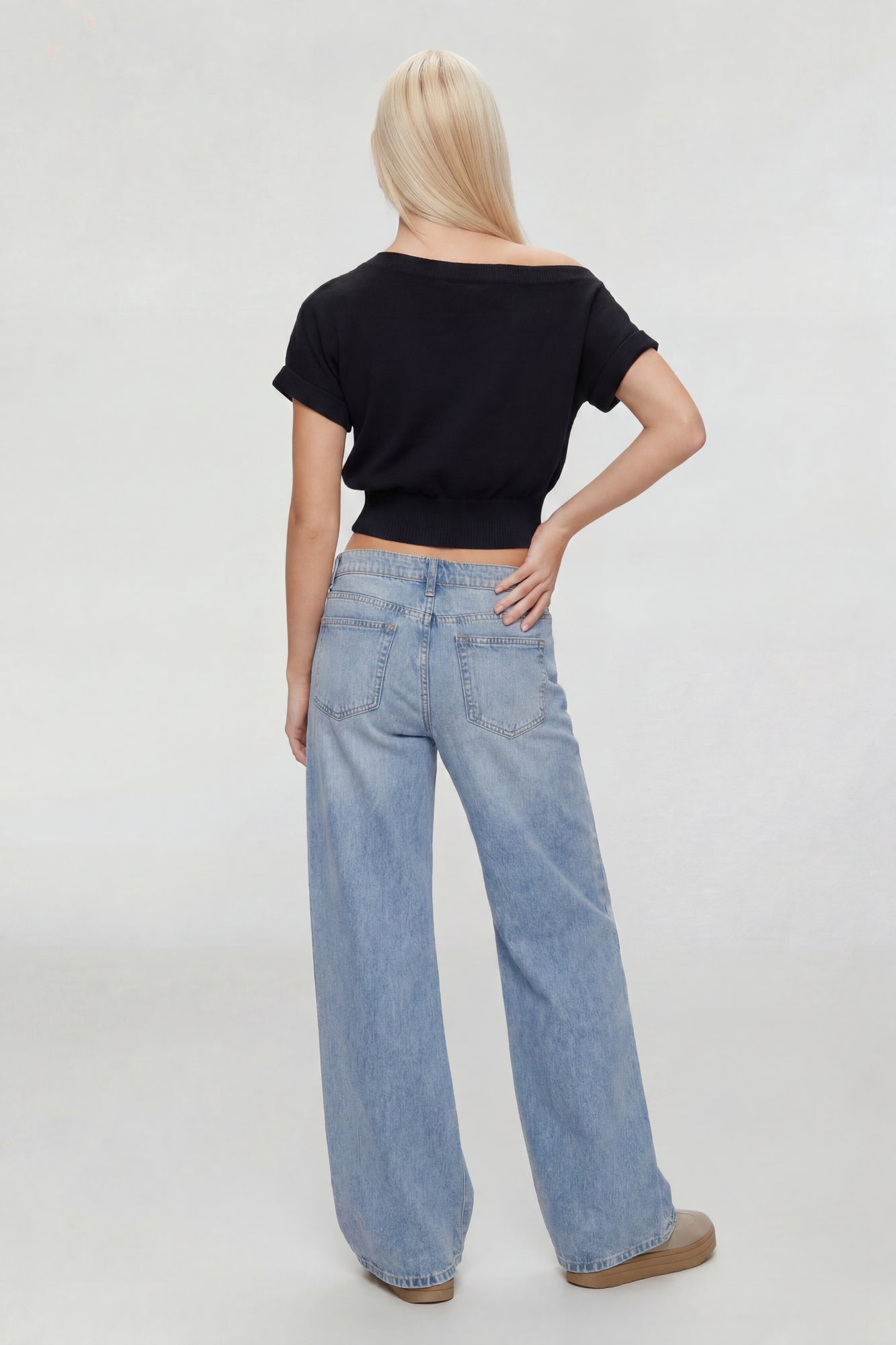 One Shoulder Knit Sweater