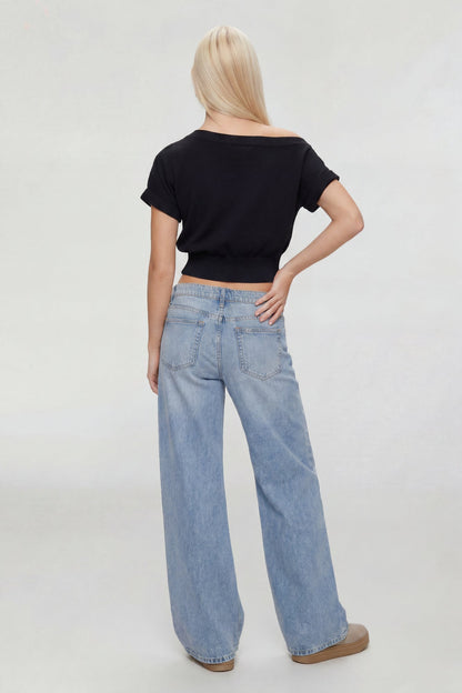 One Shoulder Knit Sweater
