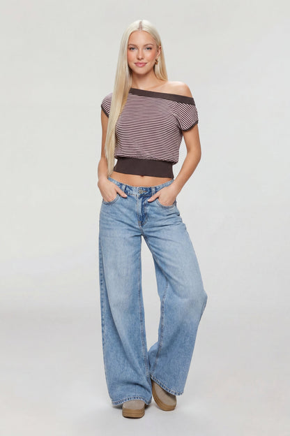One Shoulder Knit Sweater