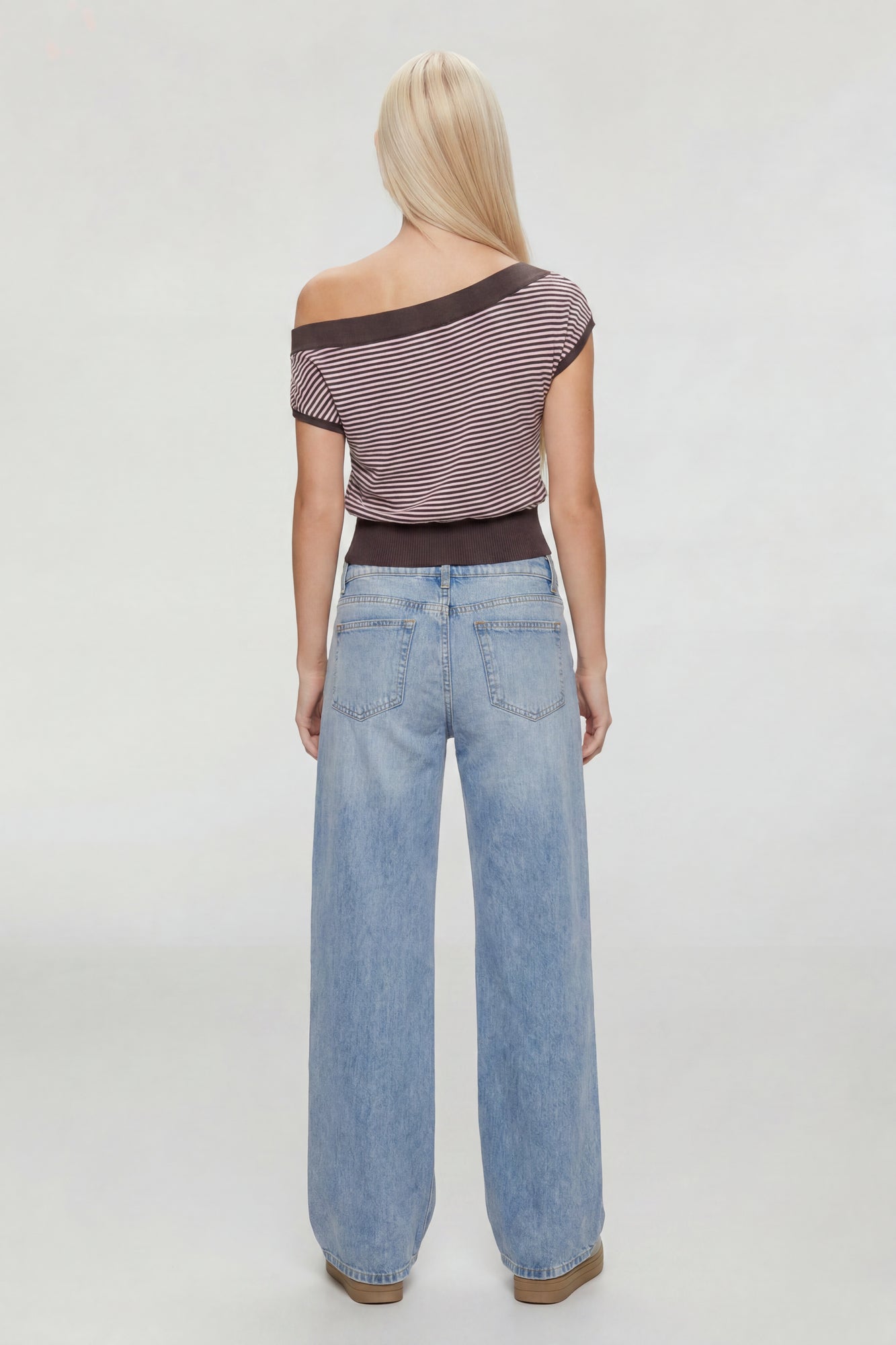 One Shoulder Knit Sweater