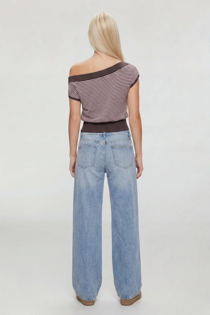 One Shoulder Knit Sweater