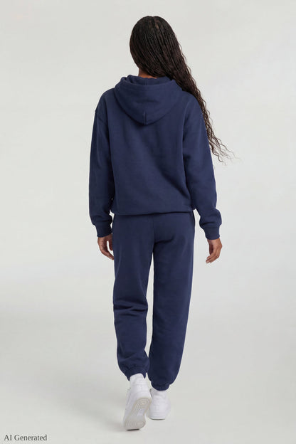 Fleece Oversized Graphic Hoodie