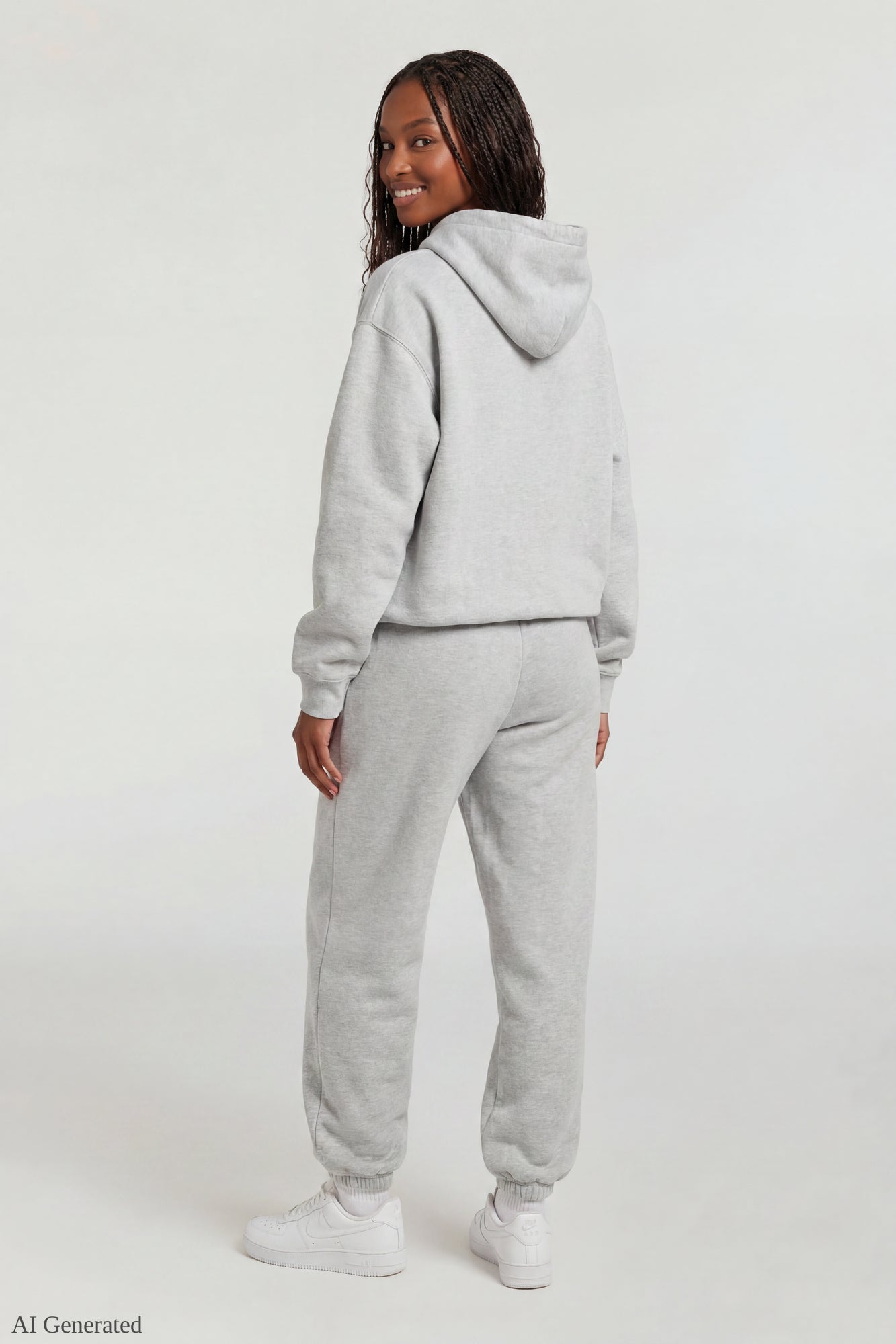 Fleece Oversized Graphic Hoodie