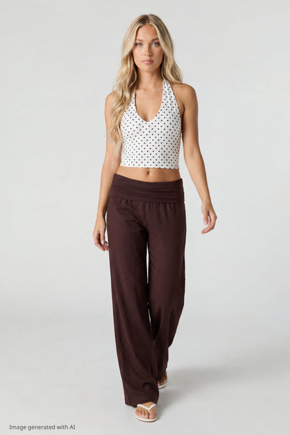 Soft V-Neck Halter Top